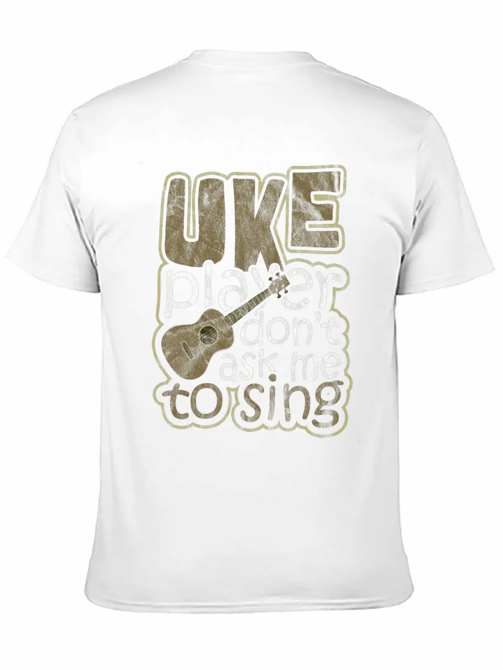 Ukulele Hawaii Classic Fit Graphic Tee For Daily Comfort – Unisex Cotton Shirt