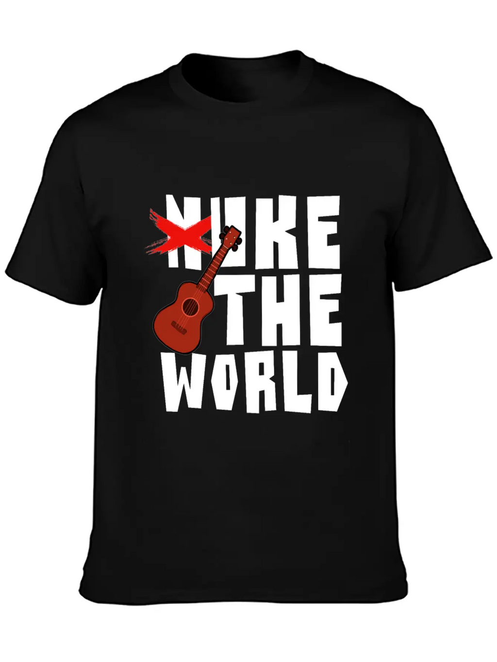 Ukulele Life Hawaii Plucked Instrument Aloha Chord Unisex Casual T-Shirt – Clean Design For Daily Comfort