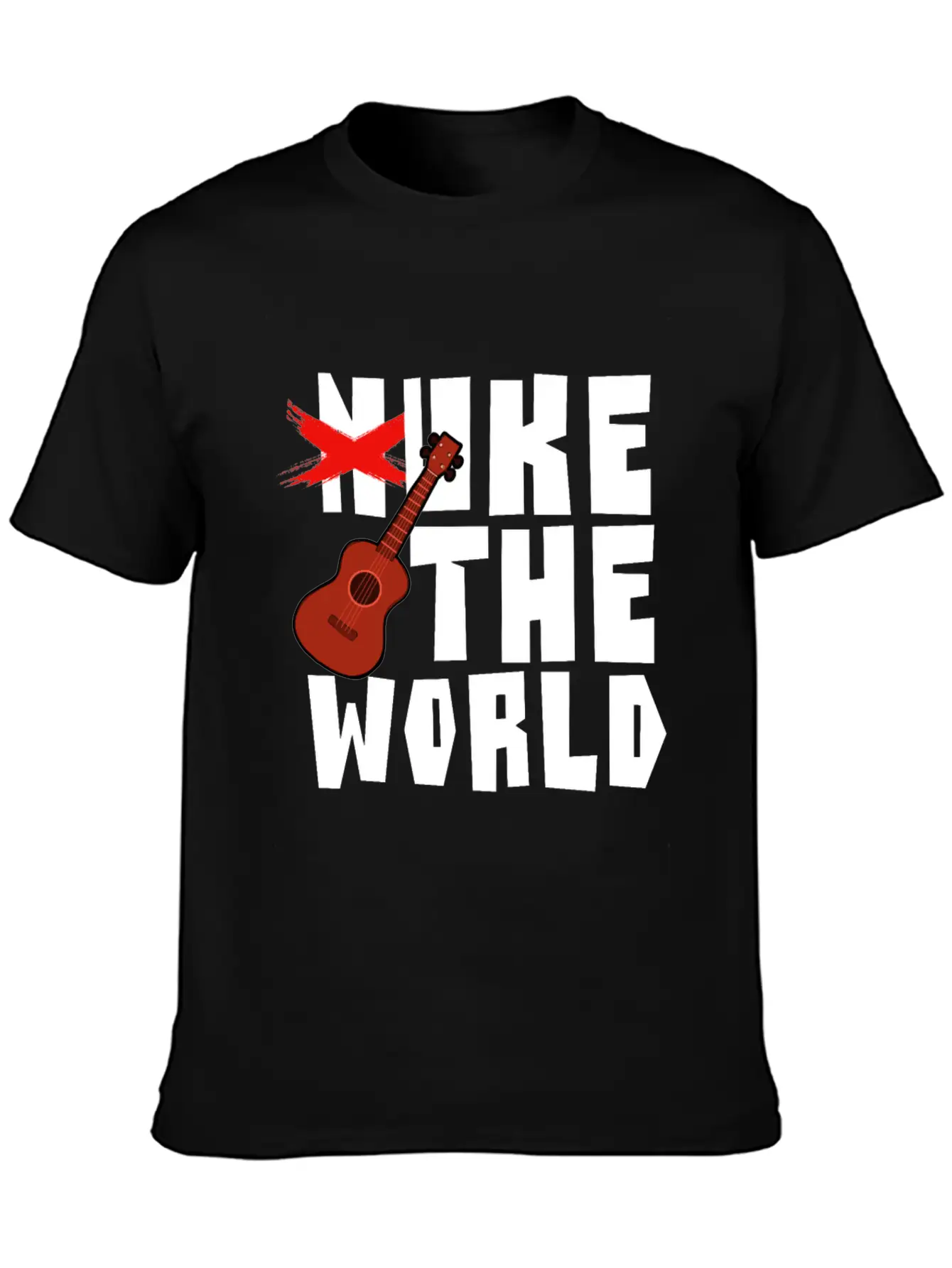 Ukulele Life Hawaii Plucked Instrument Aloha Chord Unisex Casual T-Shirt – Clean Design For Daily Comfort
