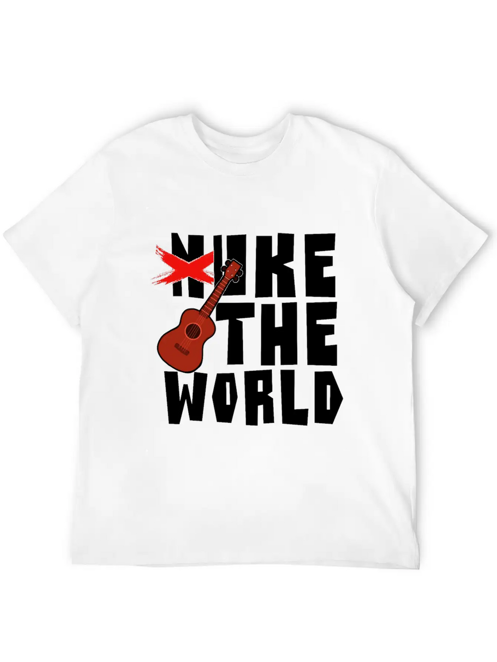 Ukulele Life Hawaii Plucked Instrument Aloha Chord Unisex Casual T-Shirt – Clean Design For Daily Comfort