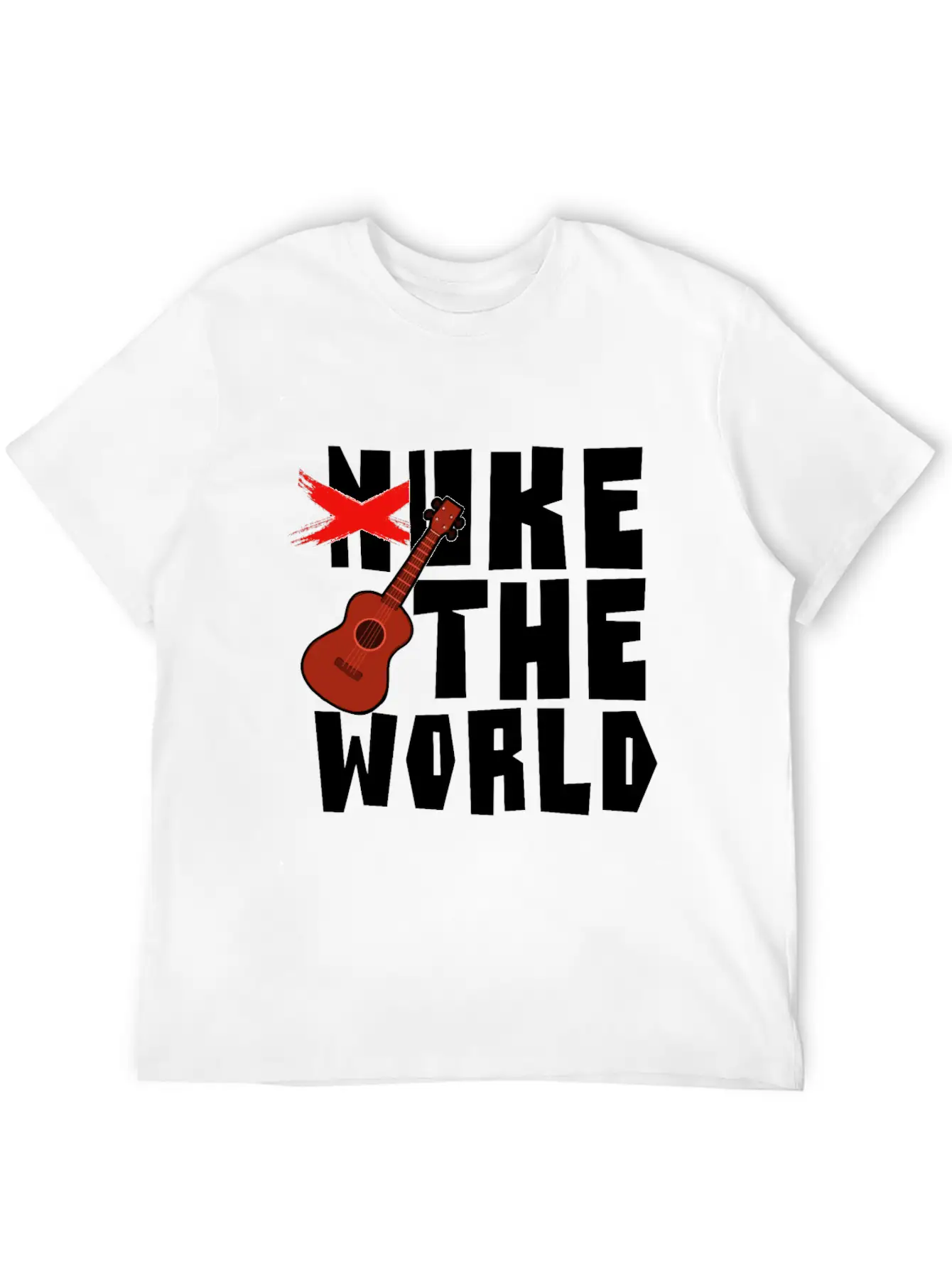 Ukulele Life Hawaii Plucked Instrument Aloha Chord Unisex Casual T-Shirt – Clean Design For Daily Comfort