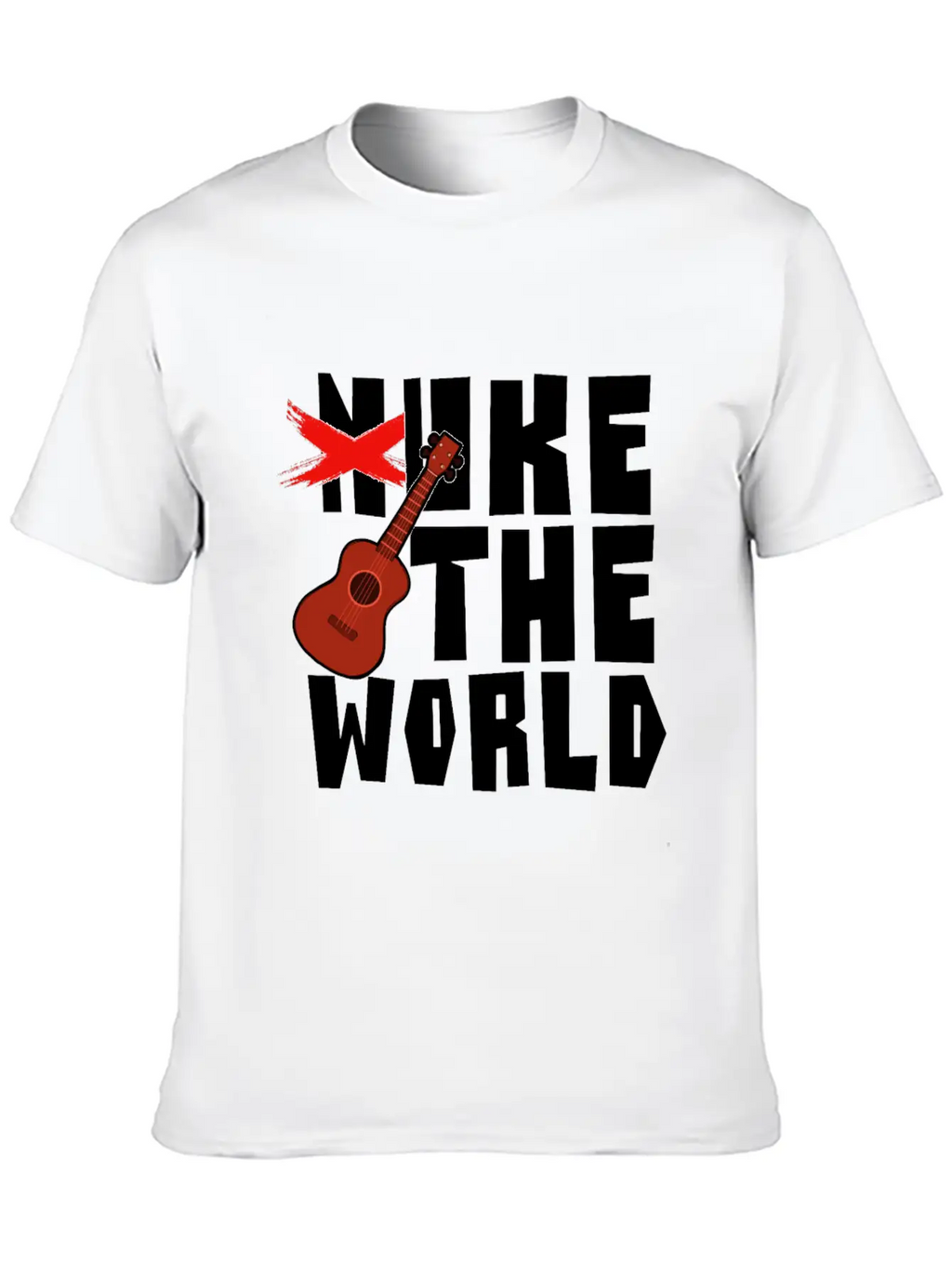 Ukulele Life Hawaii Plucked Instrument Aloha Chord Unisex Casual T-Shirt – Clean Design For Daily Comfort