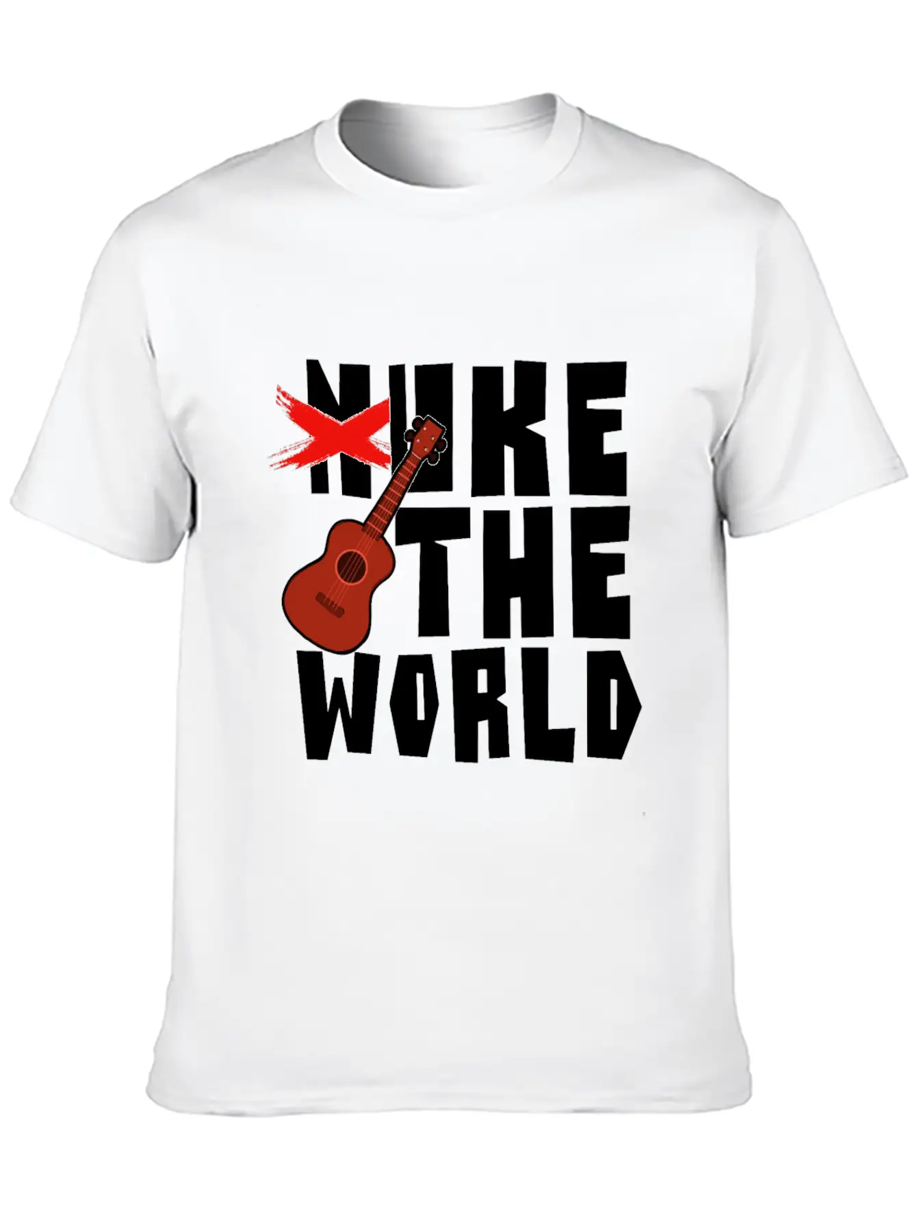 Ukulele Life Hawaii Plucked Instrument Aloha Chord Unisex Casual T-Shirt – Clean Design For Daily Comfort