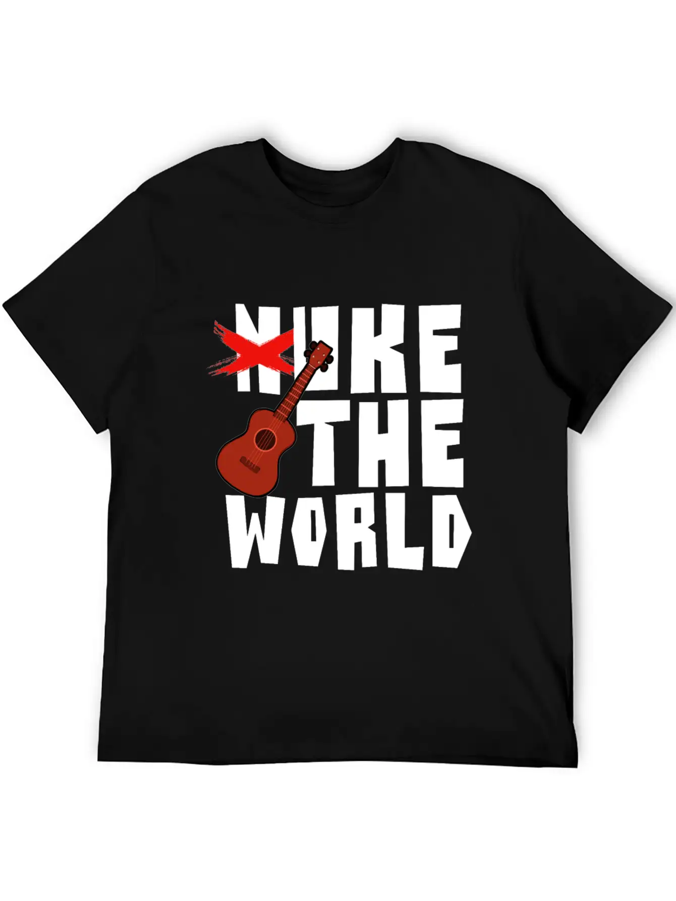 Ukulele Life Hawaii Plucked Instrument Aloha Chord Unisex Casual T-Shirt – Clean Design For Daily Comfort