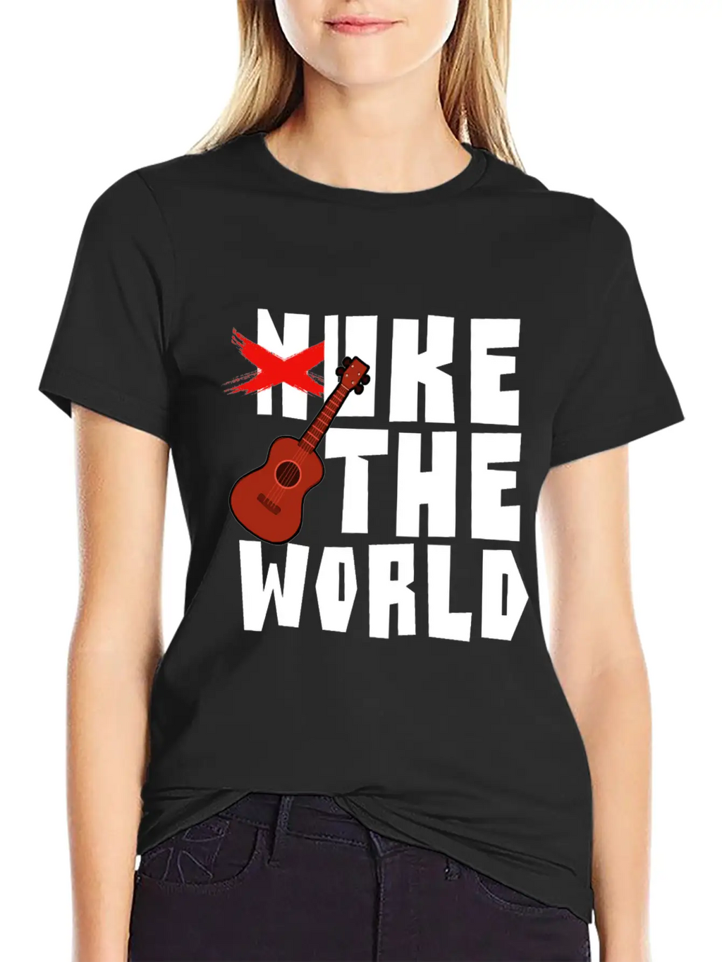 Ukulele Life Hawaii Plucked Instrument Aloha Chord Unisex Casual T-Shirt – Clean Design For Daily Comfort