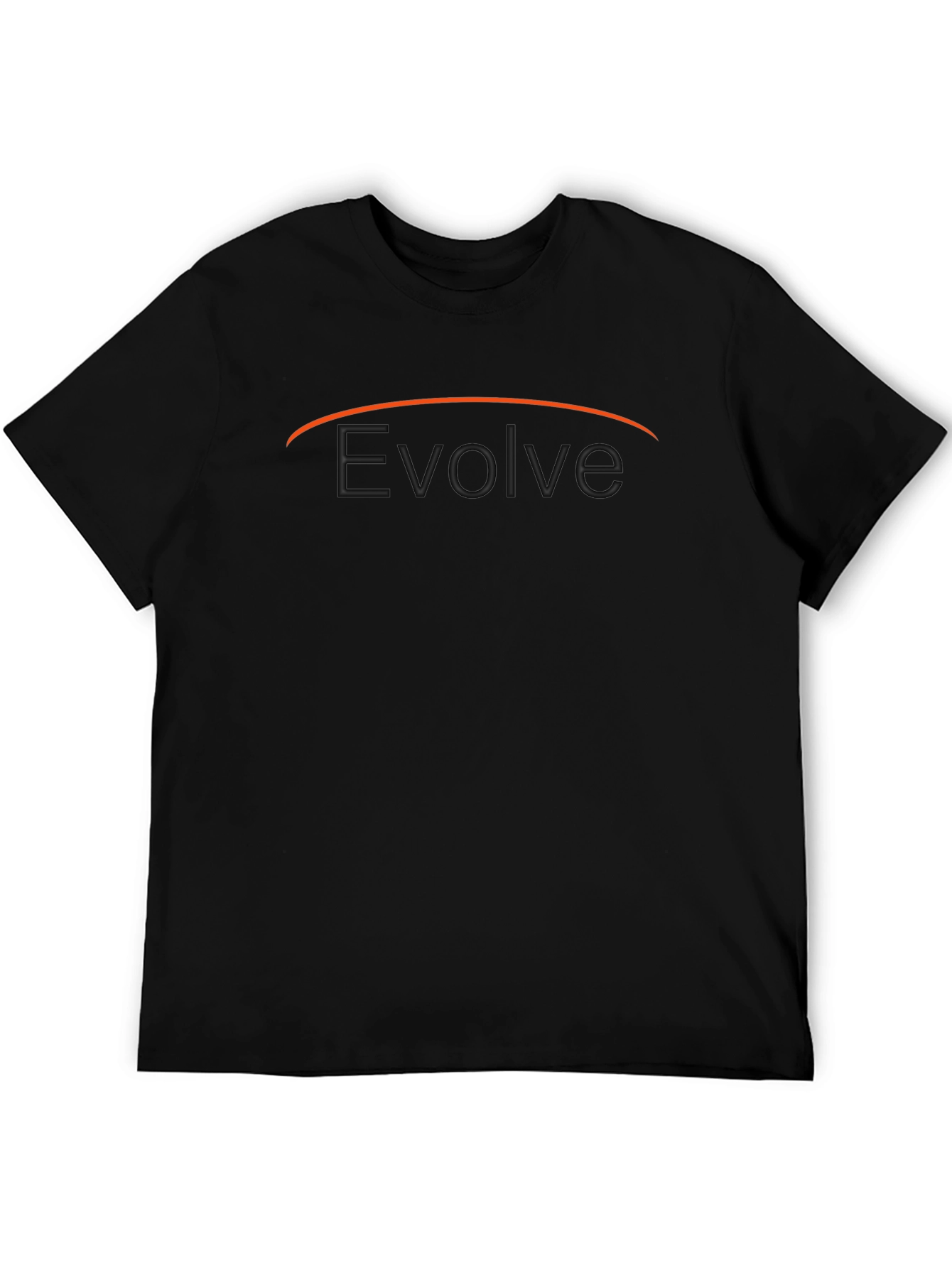 Evolve Graphic Tee - Premium Black Cotton