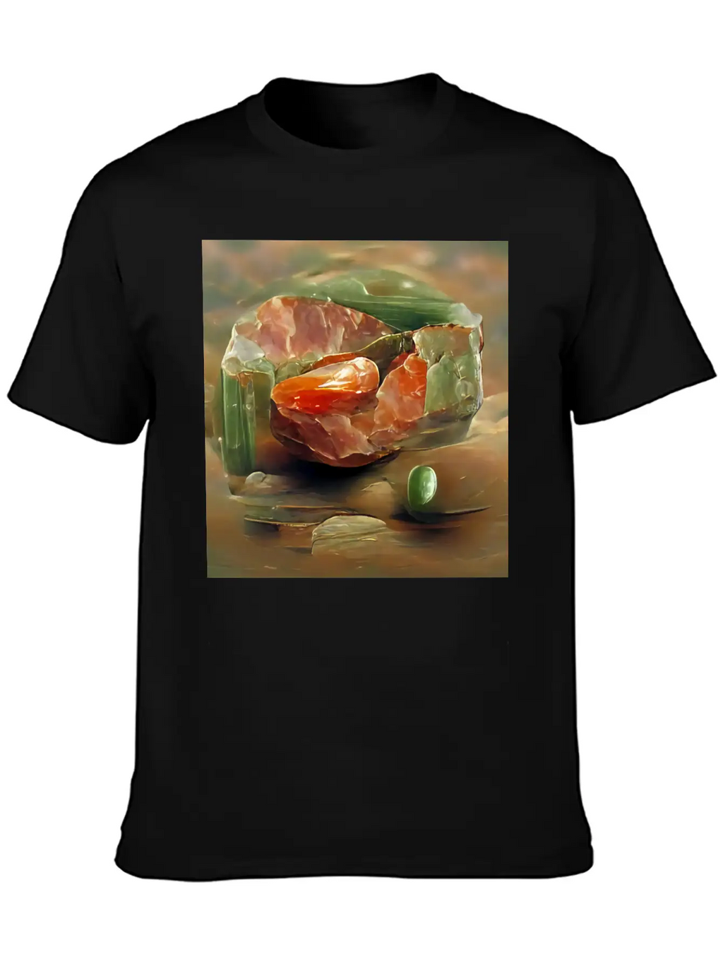 Unakite Crystal Gemstone Unisex Casual T-Shirt – Clean Design For Daily Comfort
