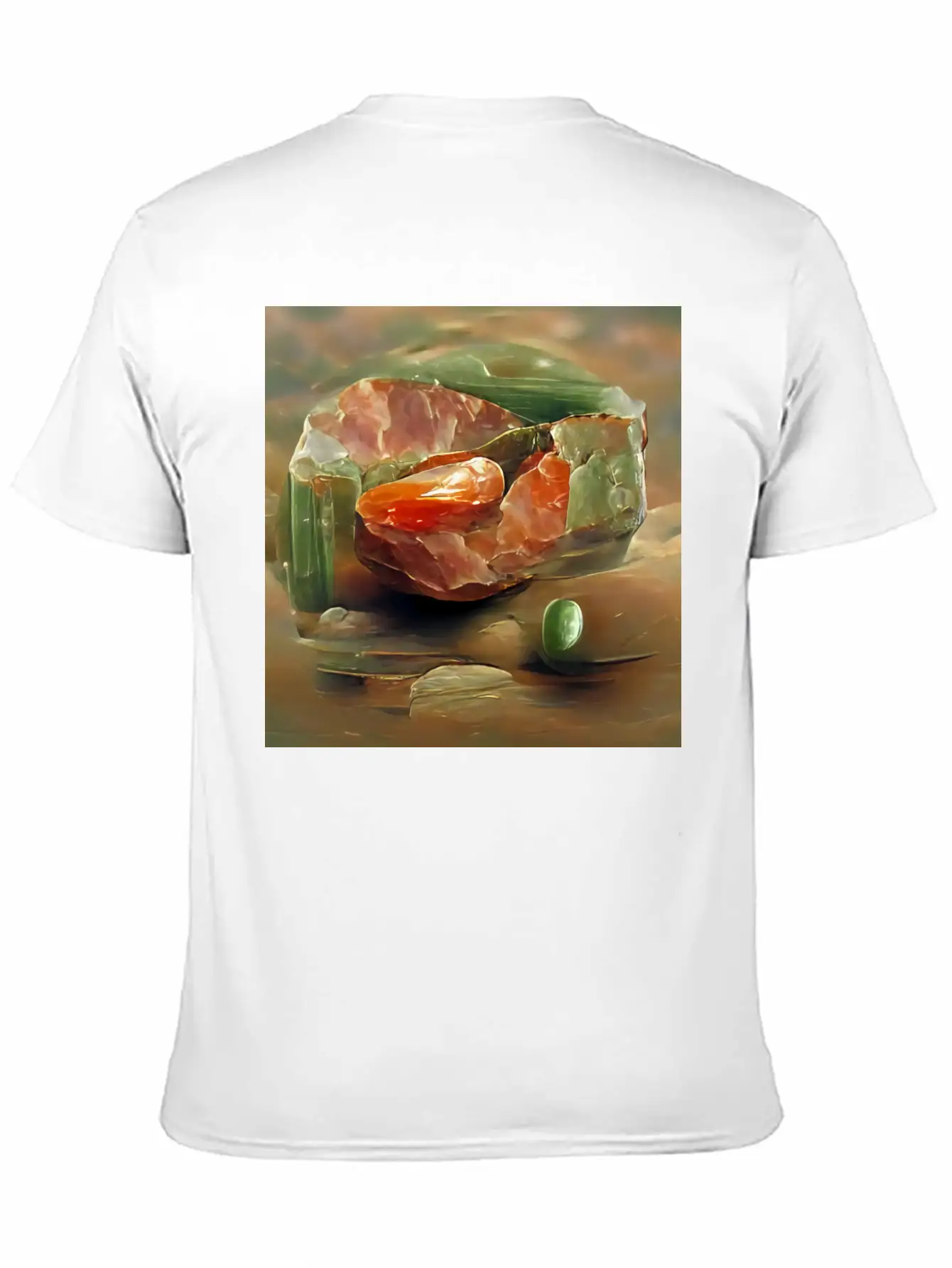 Unakite Crystal Gemstone Unisex Casual T-Shirt – Clean Design For Daily Comfort