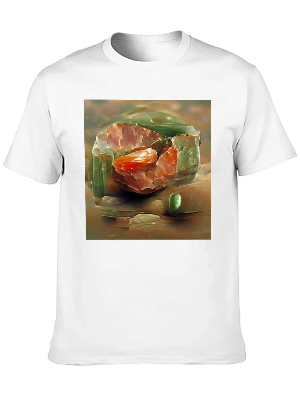 Unakite Crystal Gemstone Unisex Casual T-Shirt – Clean Design For Daily Comfort