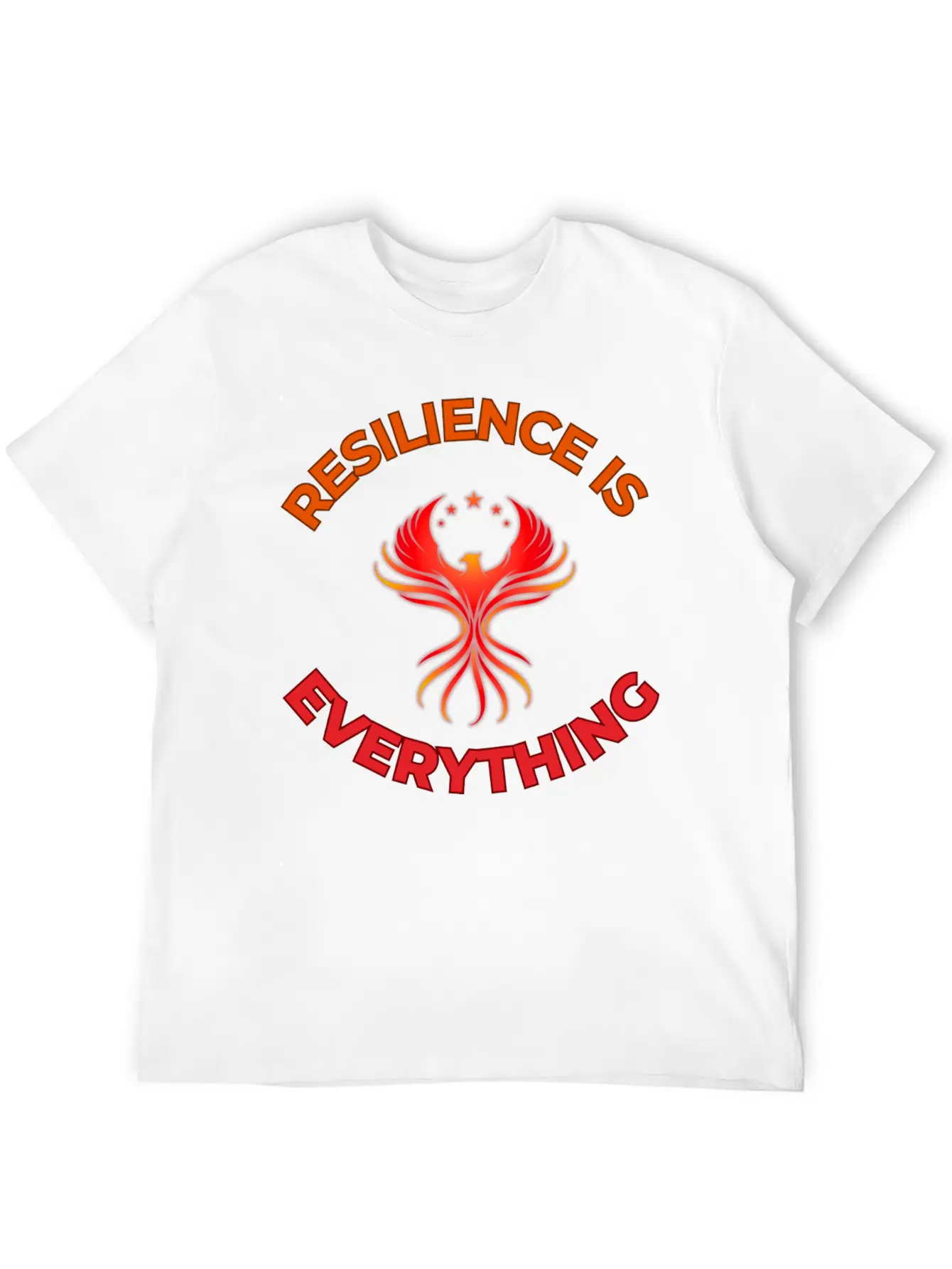 Unbreakable Spirit: Rise Like The Phoenix Unisex Short Sleeve Soft Cotton T-Shirt – Casual Everyday Wear