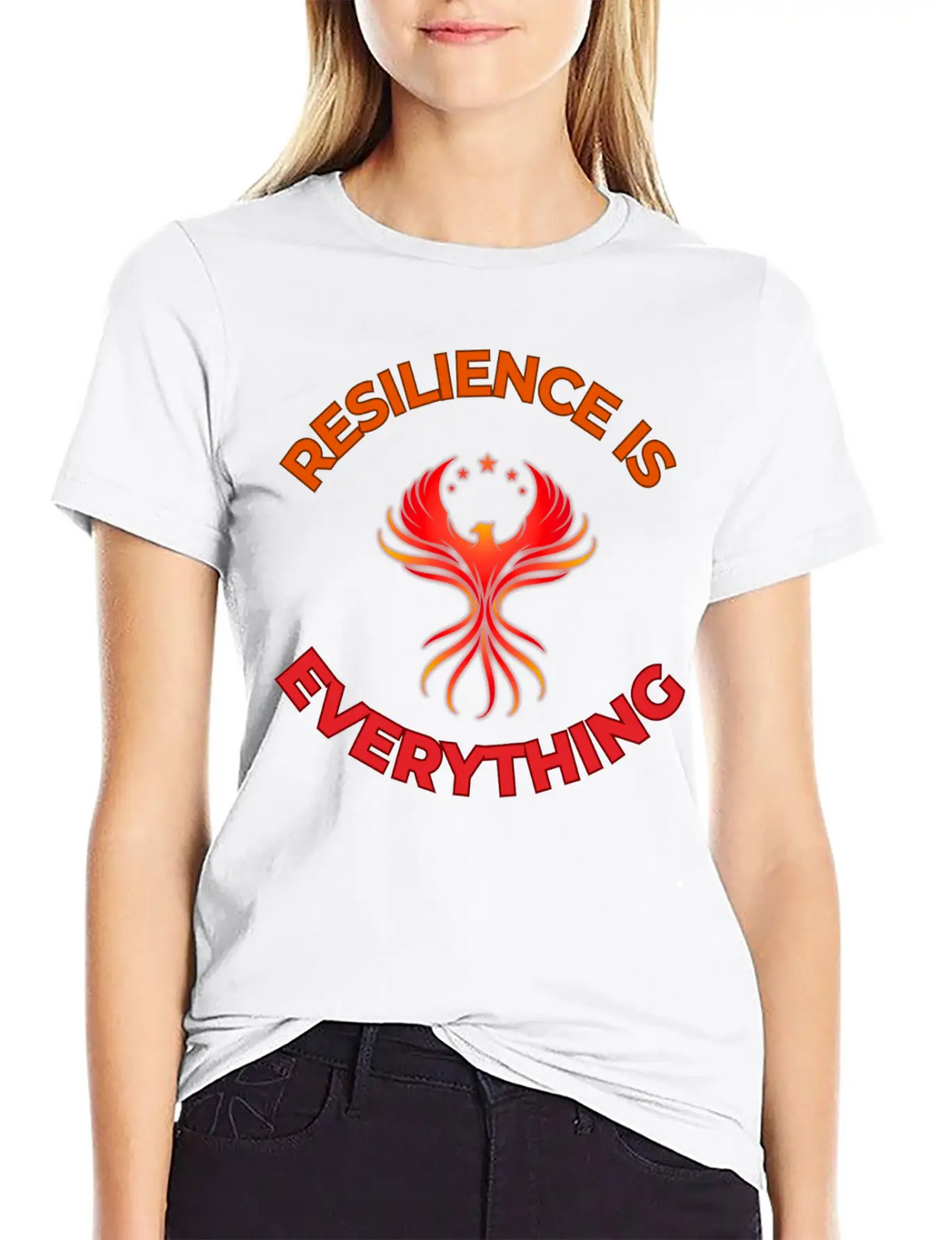 Unbreakable Spirit: Rise Like The Phoenix Unisex Short Sleeve Soft Cotton T-Shirt – Casual Everyday Wear