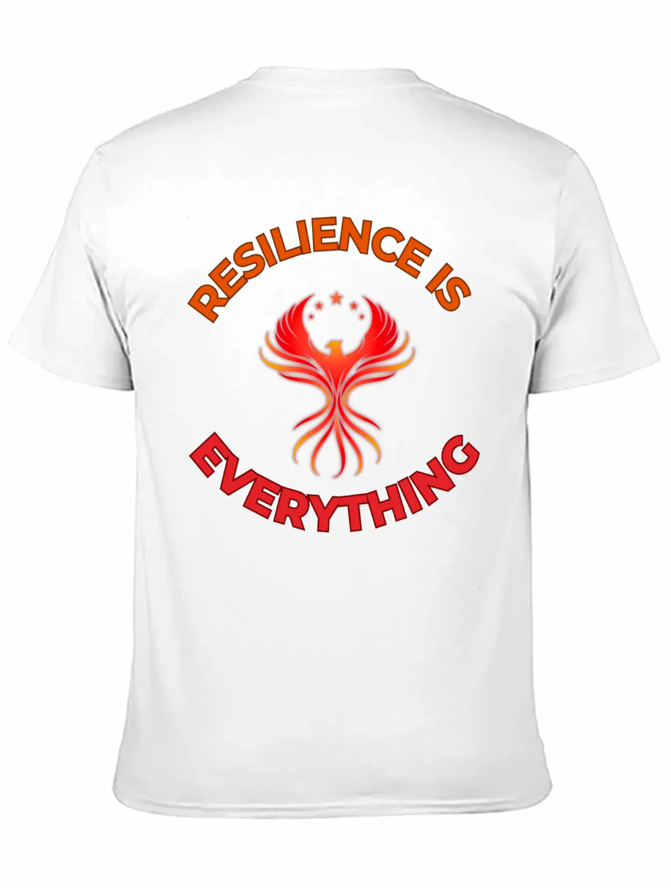 Unbreakable Spirit: Rise Like The Phoenix Unisex Short Sleeve Soft Cotton T-Shirt – Casual Everyday Wear