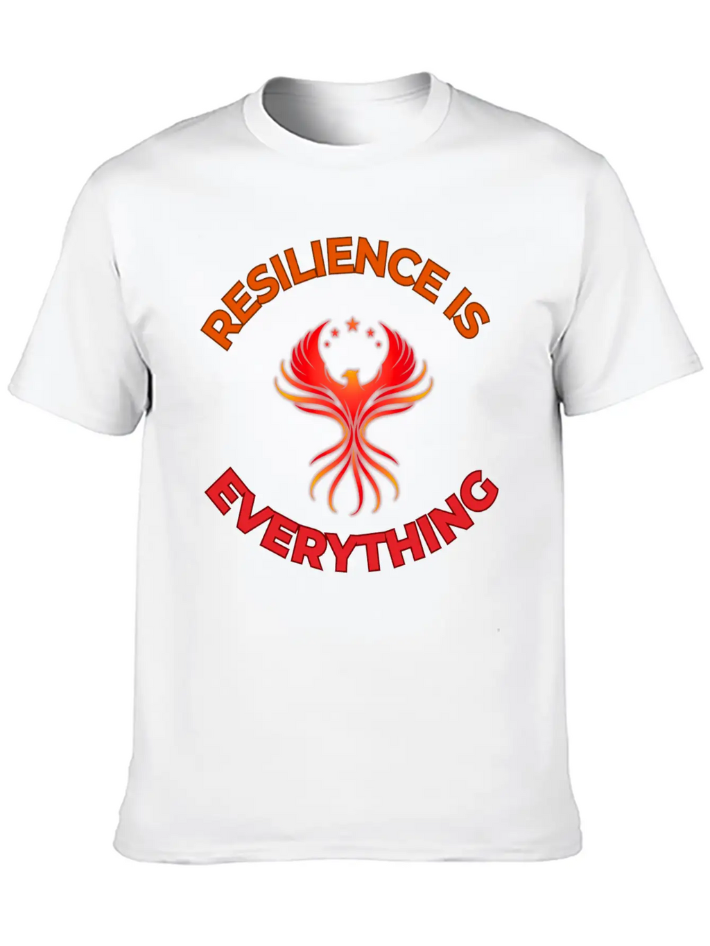 Unbreakable Spirit: Rise Like The Phoenix Unisex Short Sleeve Soft Cotton T-Shirt – Casual Everyday Wear