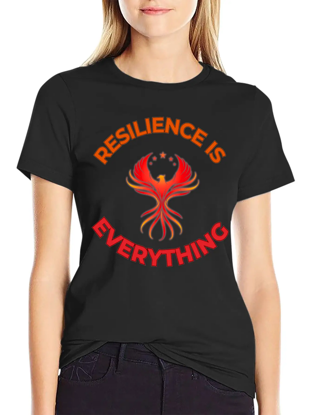 Unbreakable Spirit: Rise Like The Phoenix Unisex Short Sleeve Soft Cotton T-Shirt – Casual Everyday Wear