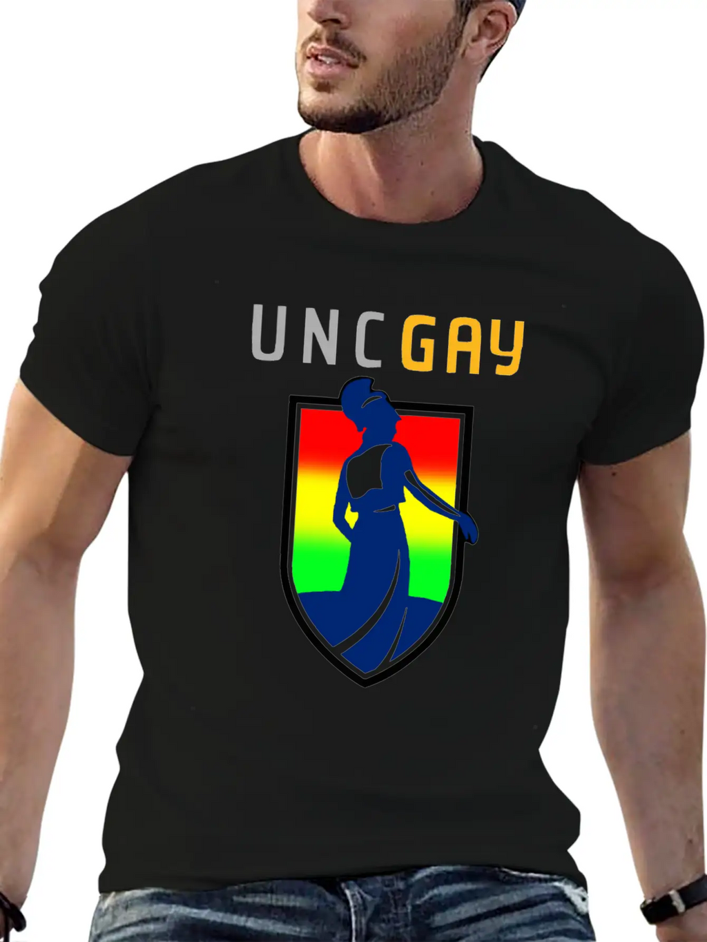 UNCGAY Classic T Shirt Unisex Casual T-Shirt – Clean Design For Daily Comfort
