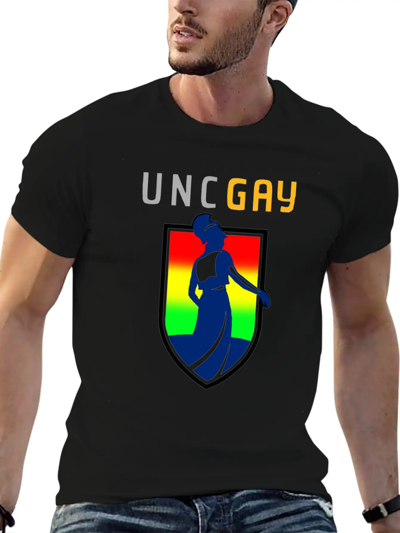 UNCGAY Classic T Shirt Unisex Casual T-Shirt – Clean Design For Daily Comfort