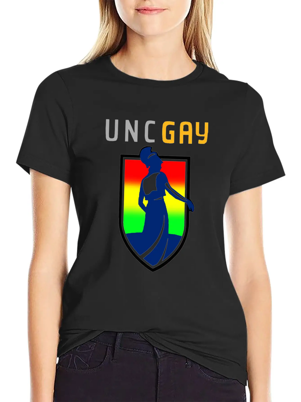 UNCGAY Classic T Shirt Unisex Casual T-Shirt – Clean Design For Daily Comfort
