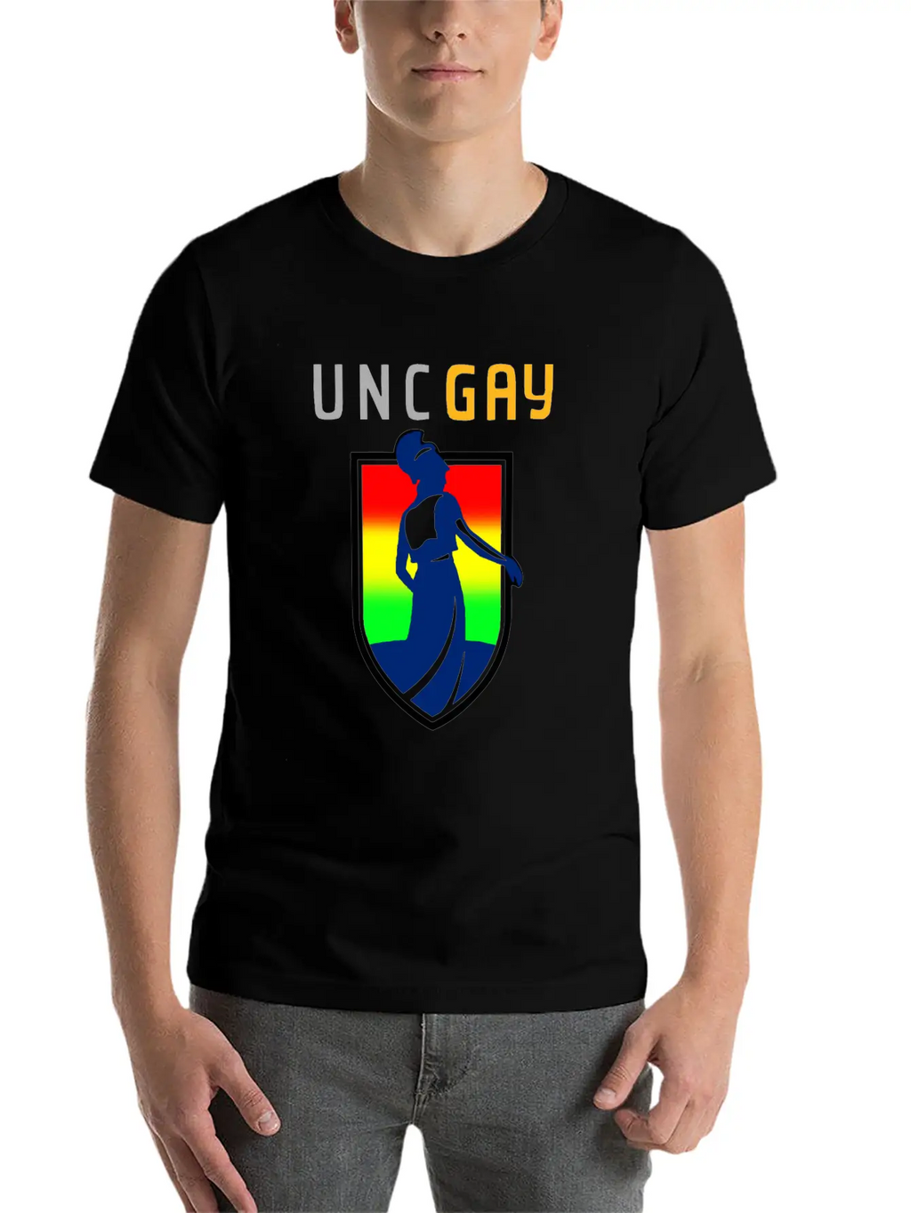 UNCGAY Classic T Shirt Unisex Casual T-Shirt – Clean Design For Daily Comfort
