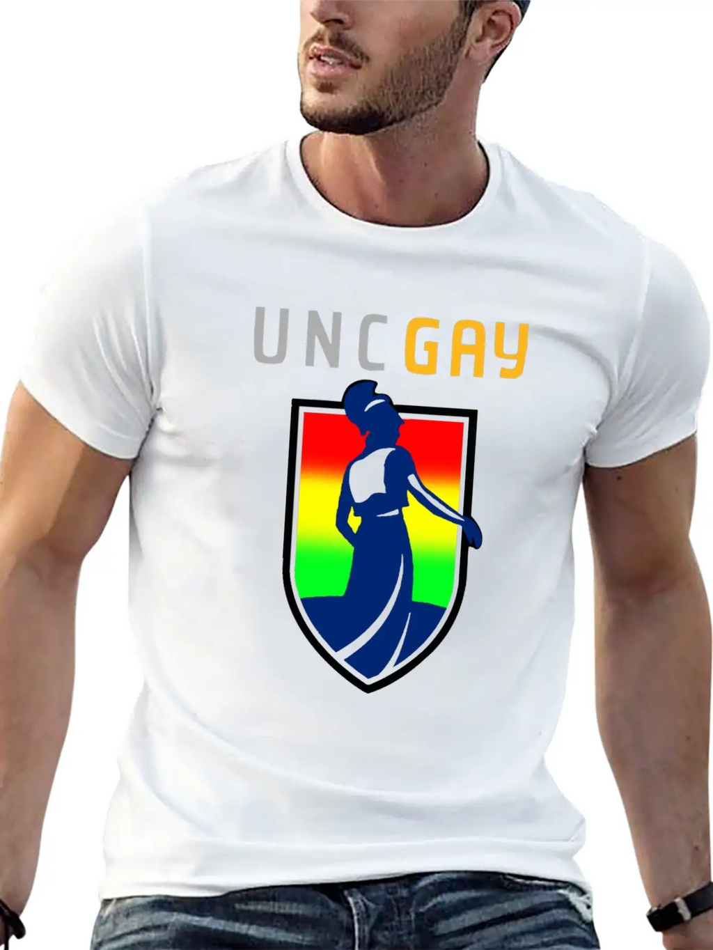 UNCGAY Classic T Shirt Unisex Casual T-Shirt – Clean Design For Daily Comfort