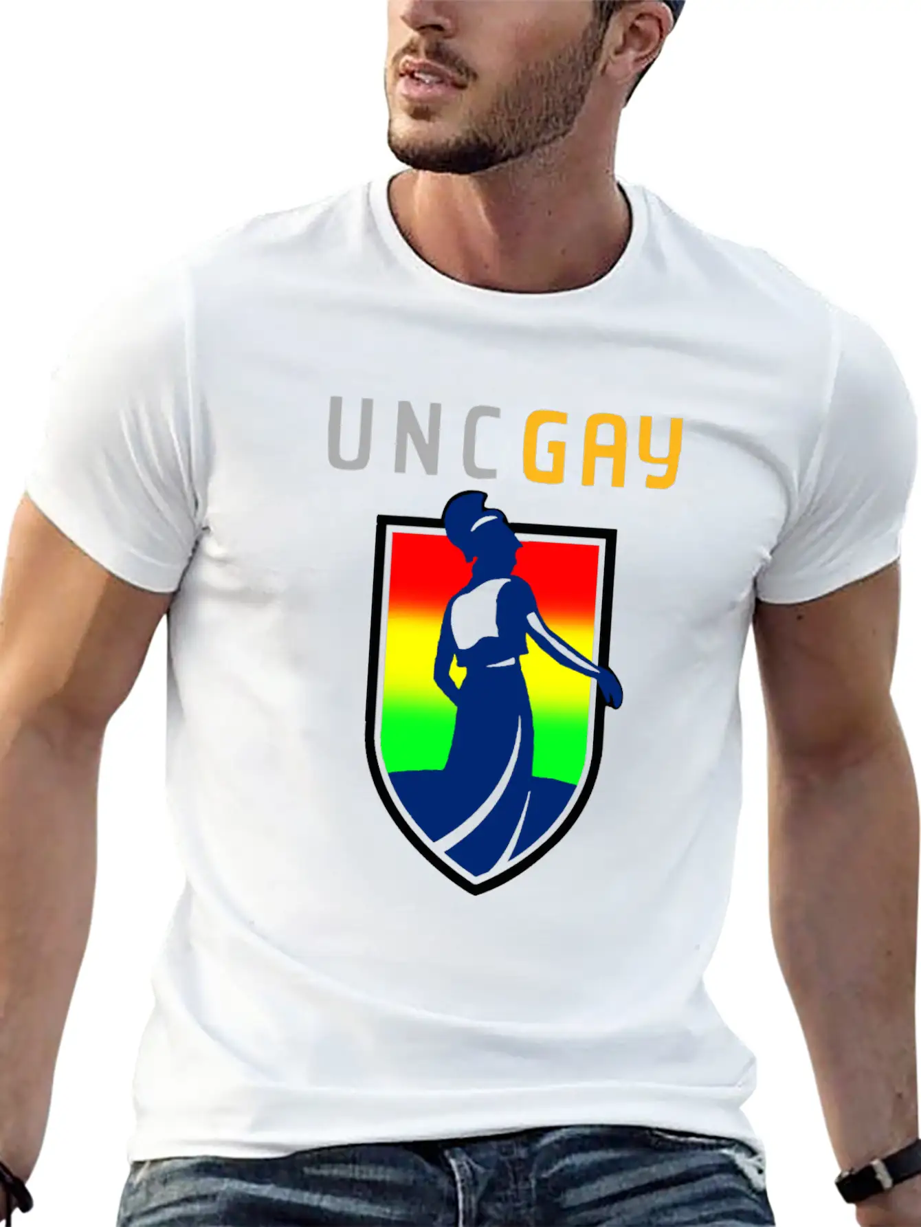 UNCGAY Classic T Shirt Unisex Casual T-Shirt – Clean Design For Daily Comfort