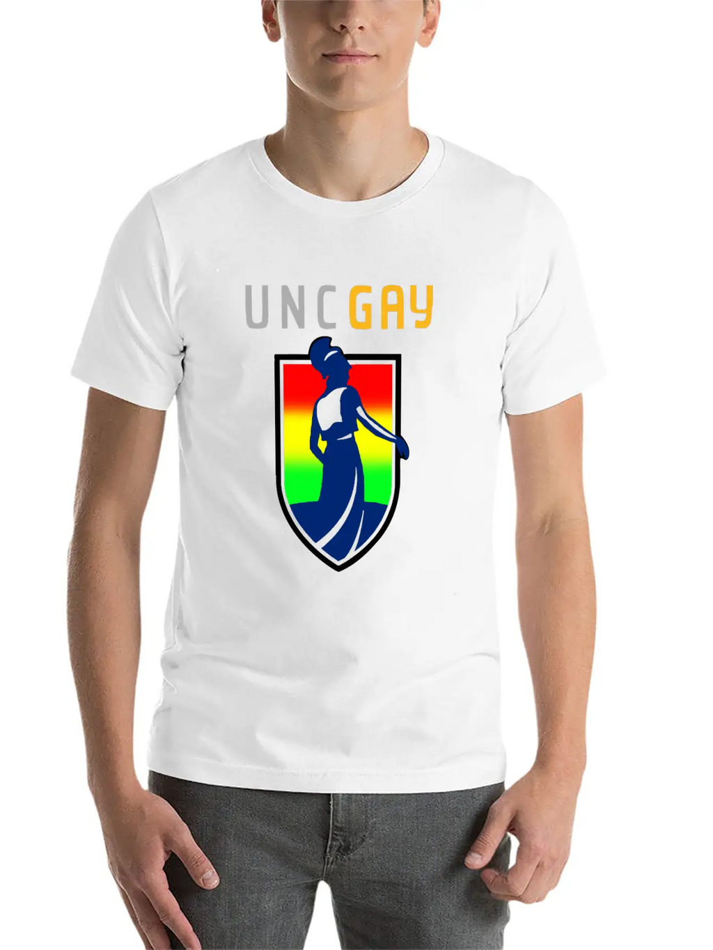 UNCGAY Classic T Shirt Unisex Casual T-Shirt – Clean Design For Daily Comfort