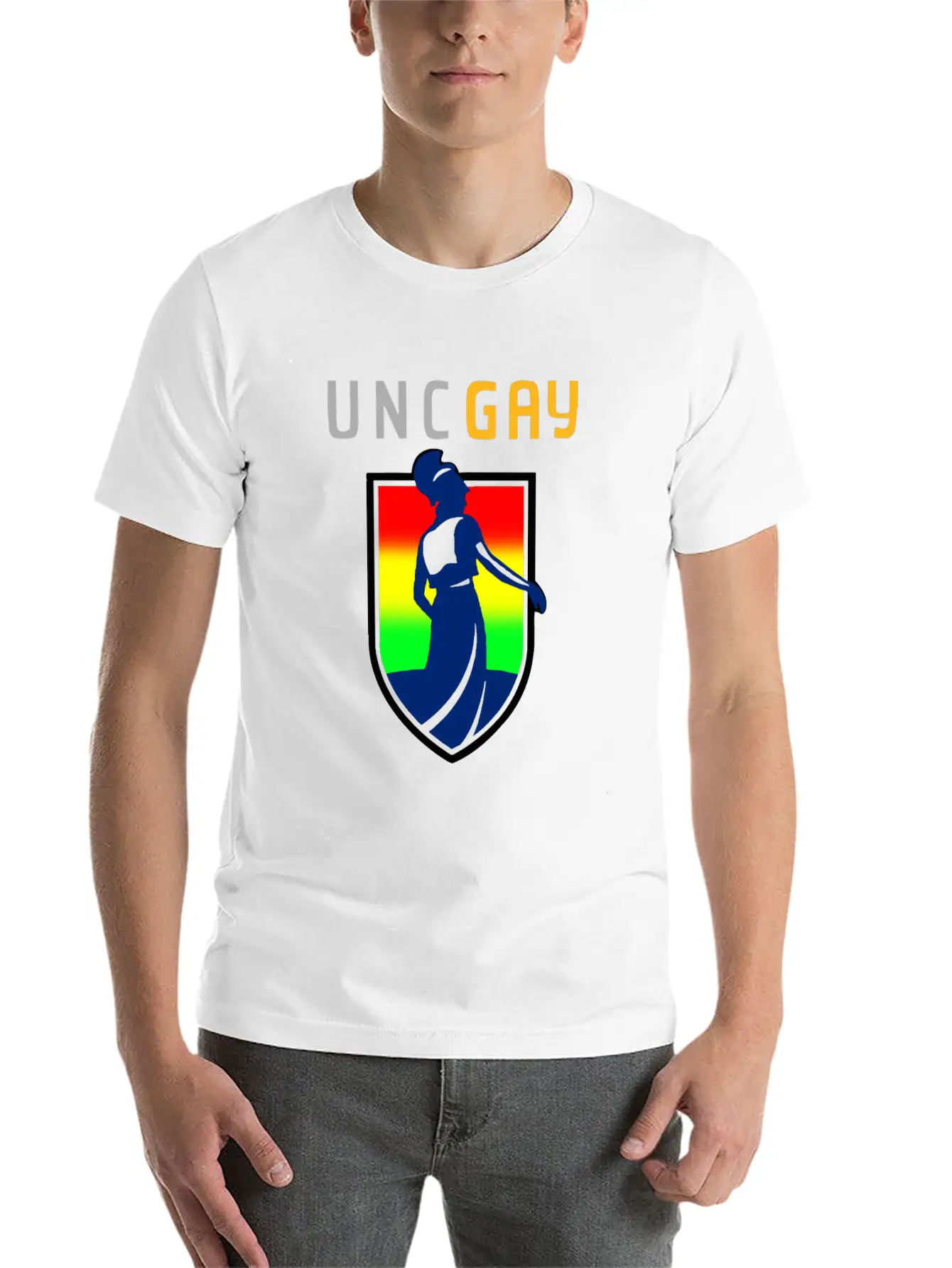 UNCGAY Classic T Shirt Unisex Casual T-Shirt – Clean Design For Daily Comfort