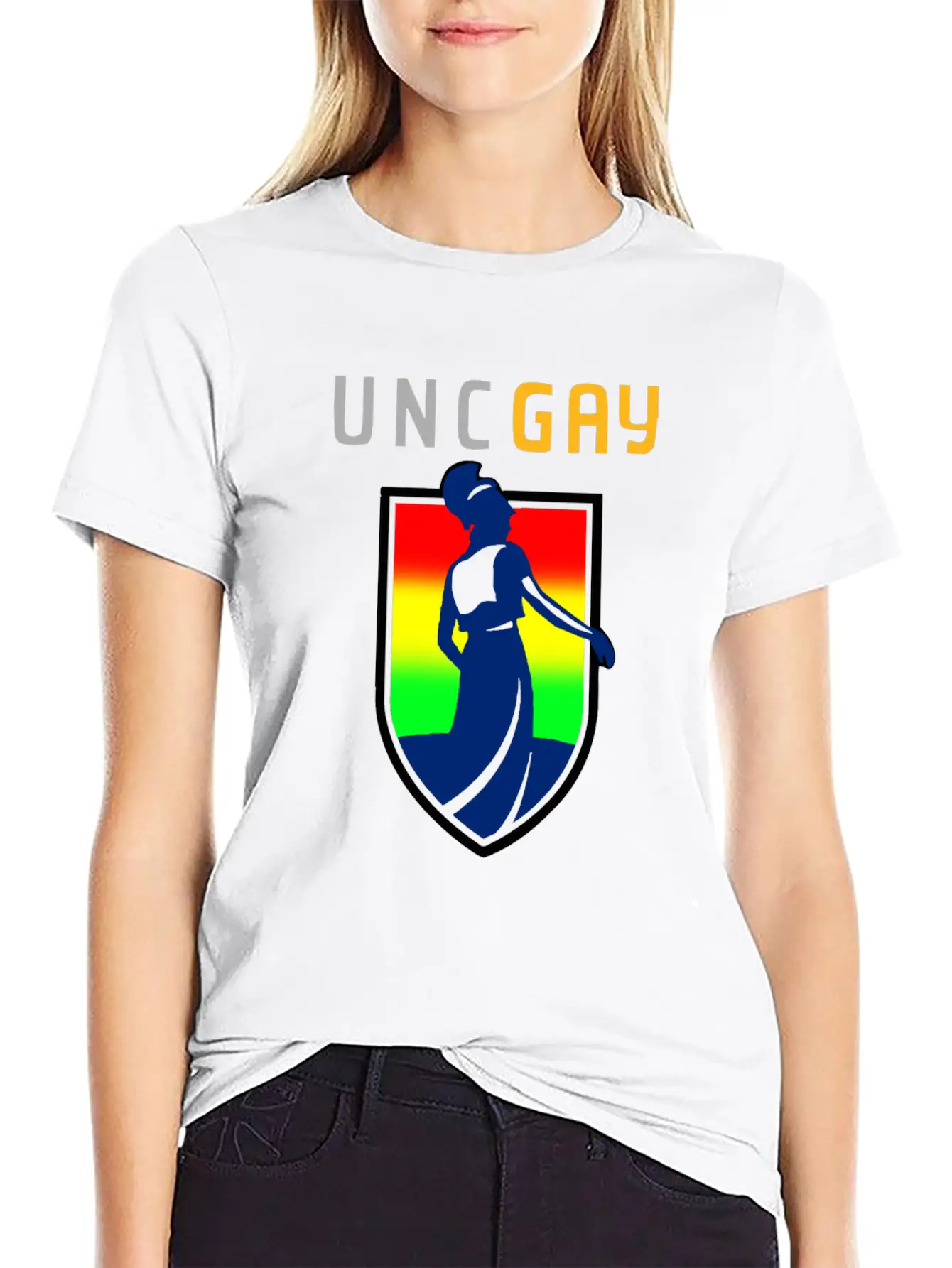 UNCGAY Classic T Shirt Unisex Casual T-Shirt – Clean Design For Daily Comfort