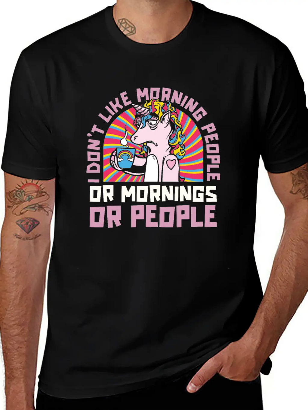 Unicorn Breathable Soft Cotton T-Shirt – Timeless Casual Look