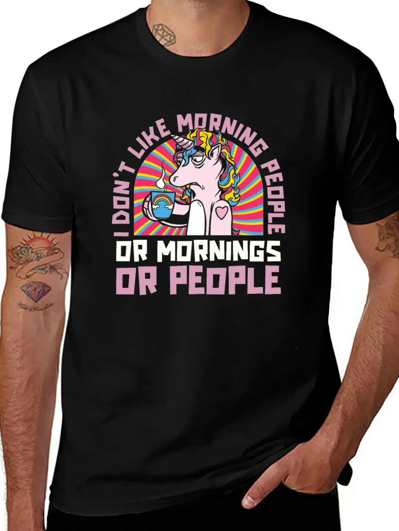 Unicorn Breathable Soft Cotton T-Shirt – Timeless Casual Look