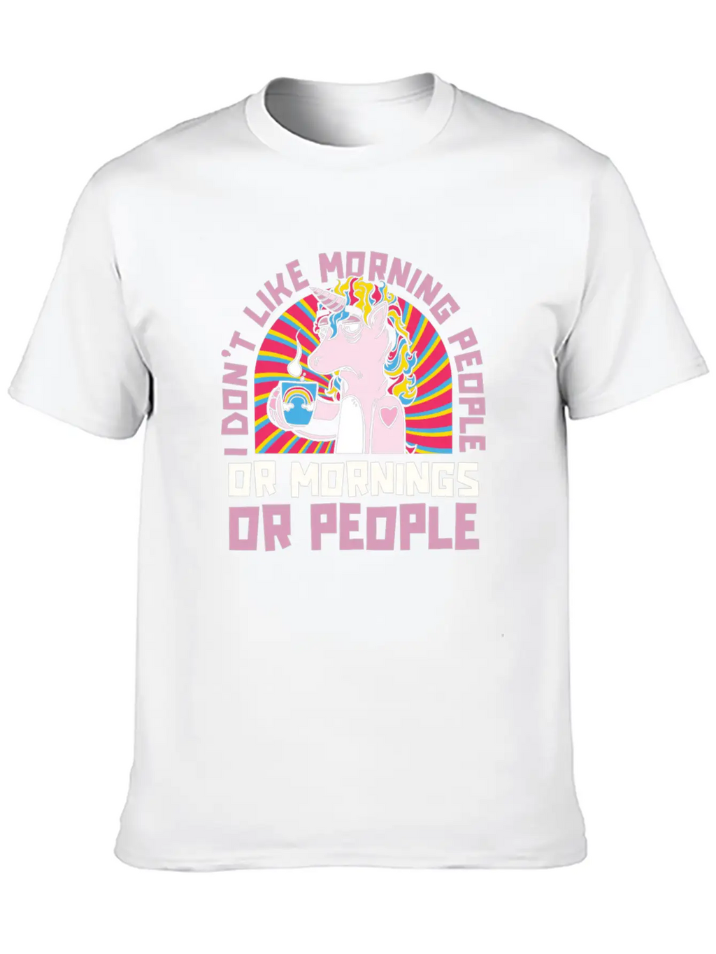 Unicorn Breathable Soft Cotton T-Shirt – Timeless Casual Look