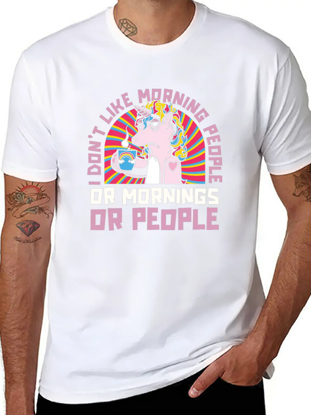 Unicorn Breathable Soft Cotton T-Shirt – Timeless Casual Look