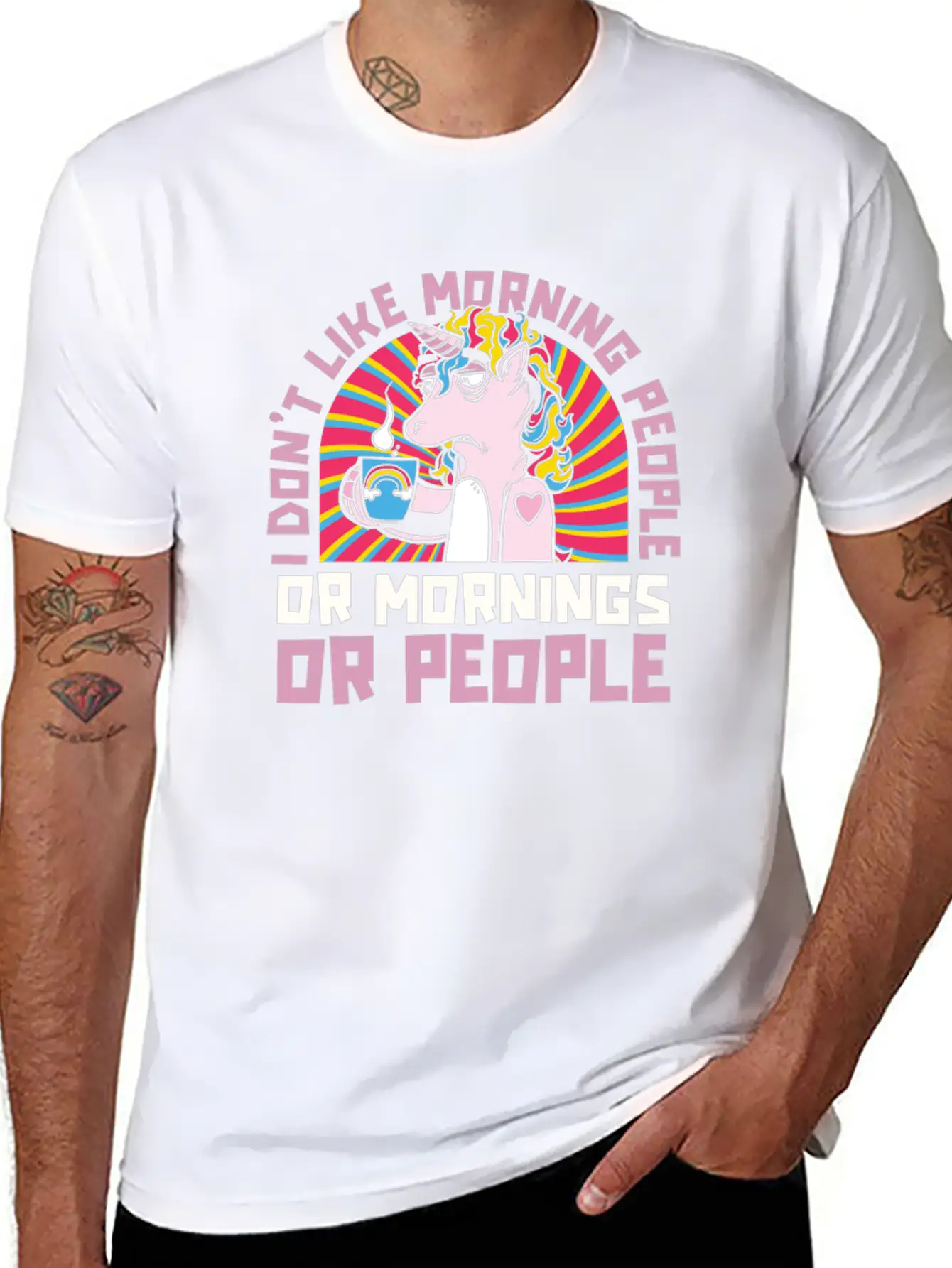 Unicorn Breathable Soft Cotton T-Shirt – Timeless Casual Look