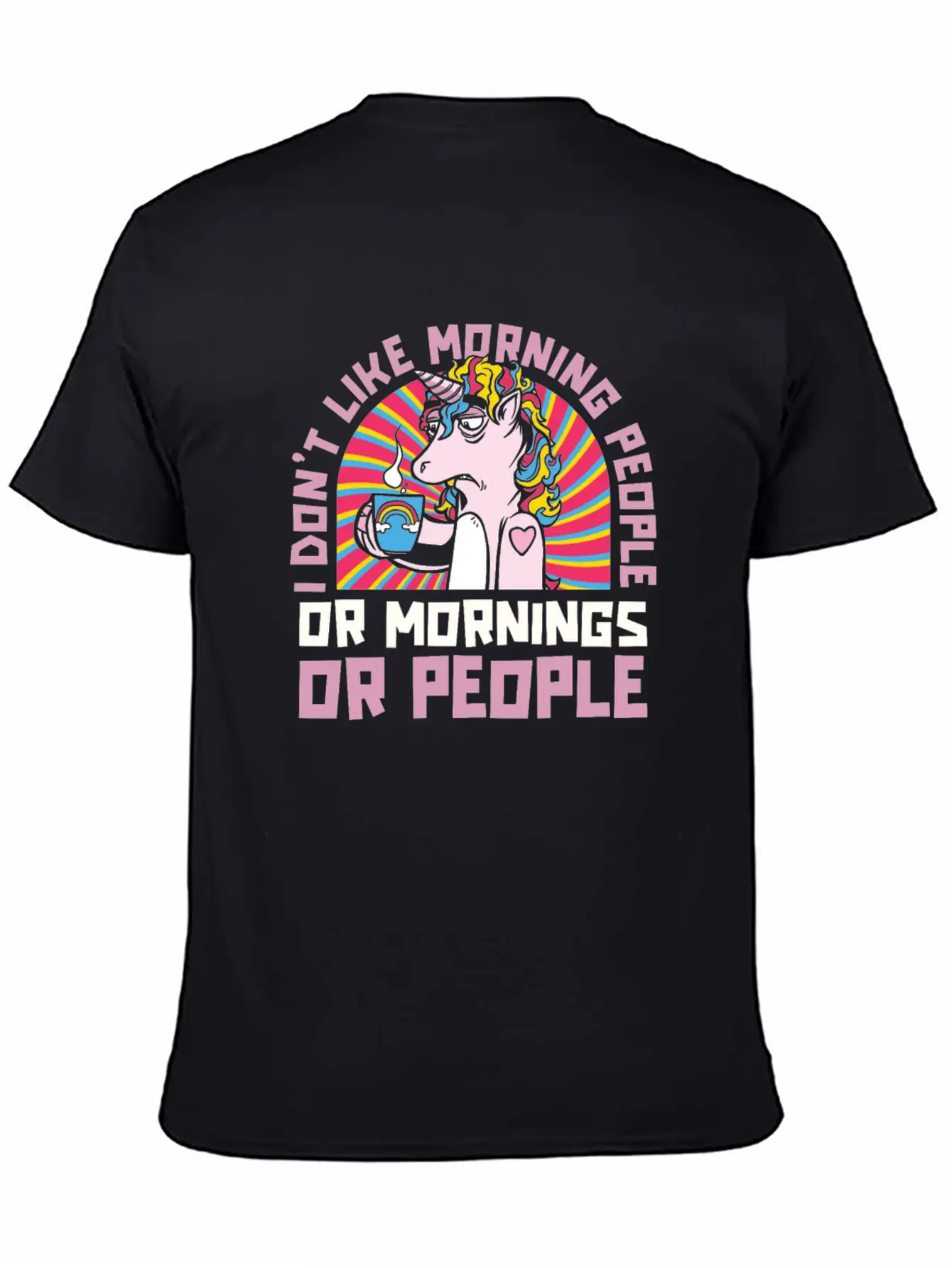 Unicorn Breathable Soft Cotton T-Shirt – Timeless Casual Look