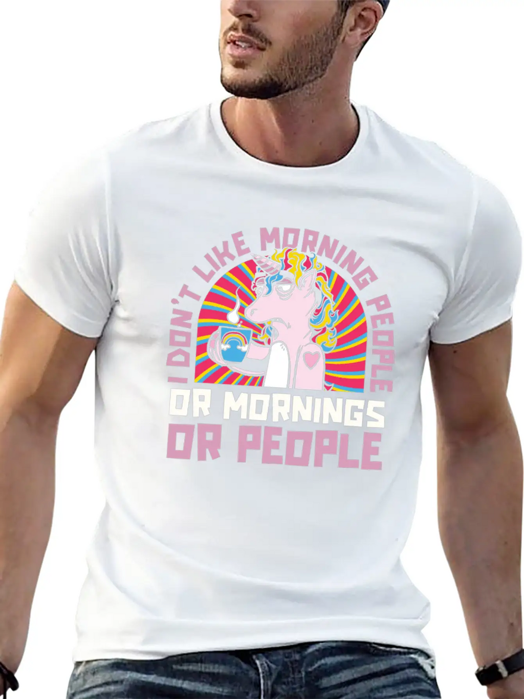 Unicorn Breathable Soft Cotton T-Shirt – Timeless Casual Look