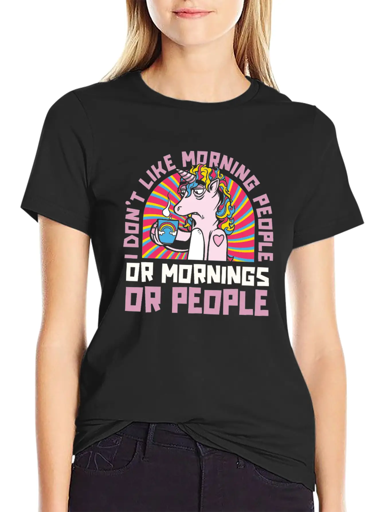 Unicorn Breathable Soft Cotton T-Shirt – Timeless Casual Look