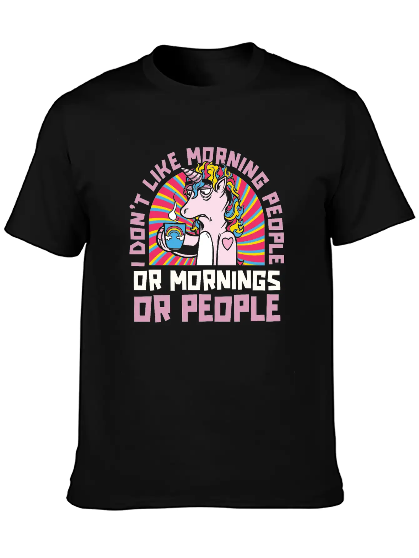 Unicorn Breathable Soft Cotton T-Shirt – Timeless Casual Look