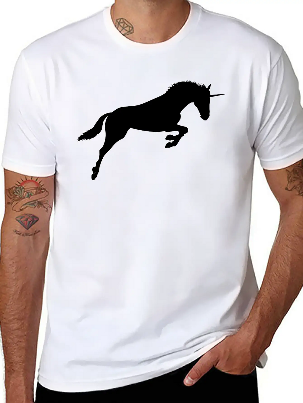 Unicorn Classic Fit Graphic Tee For Daily Comfort – Unisex Cotton Shirt