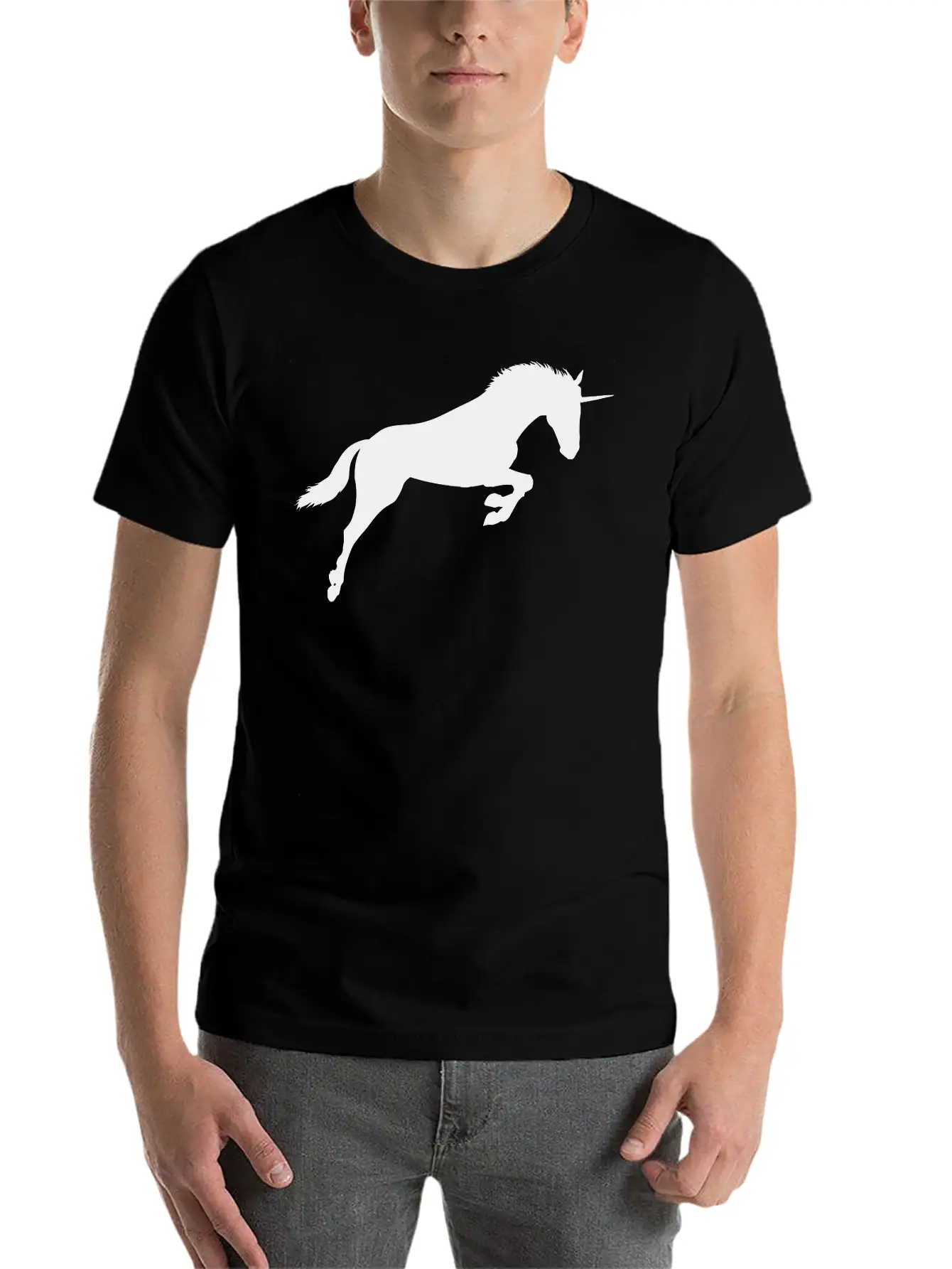Unicorn Classic Fit Graphic Tee For Daily Comfort – Unisex Cotton Shirt