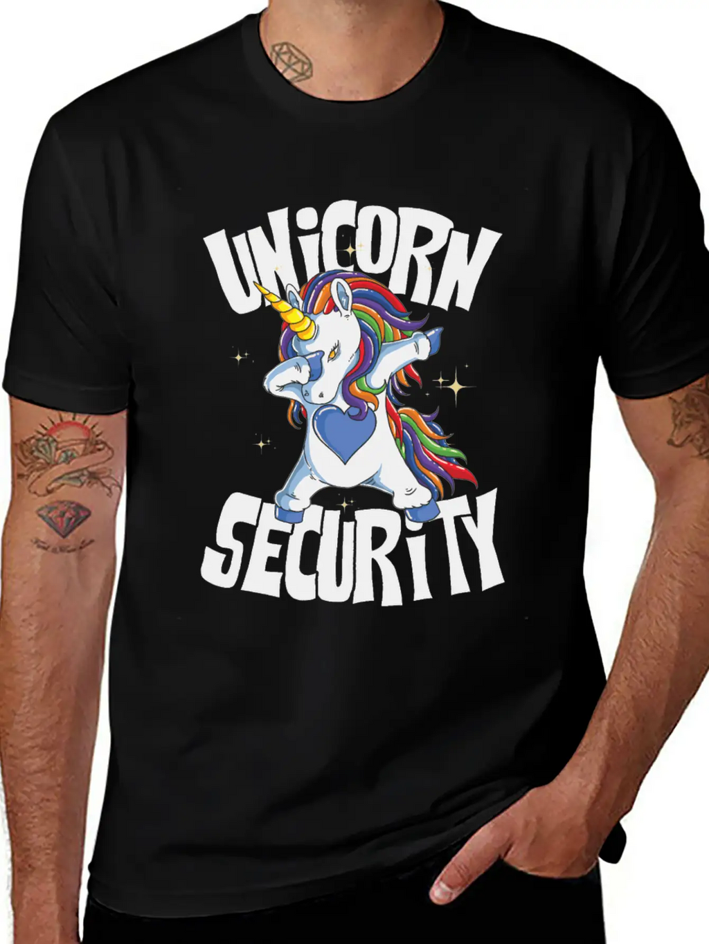 Unicorn Security Unisex Casual T-Shirt – Clean Design For Daily Comfort