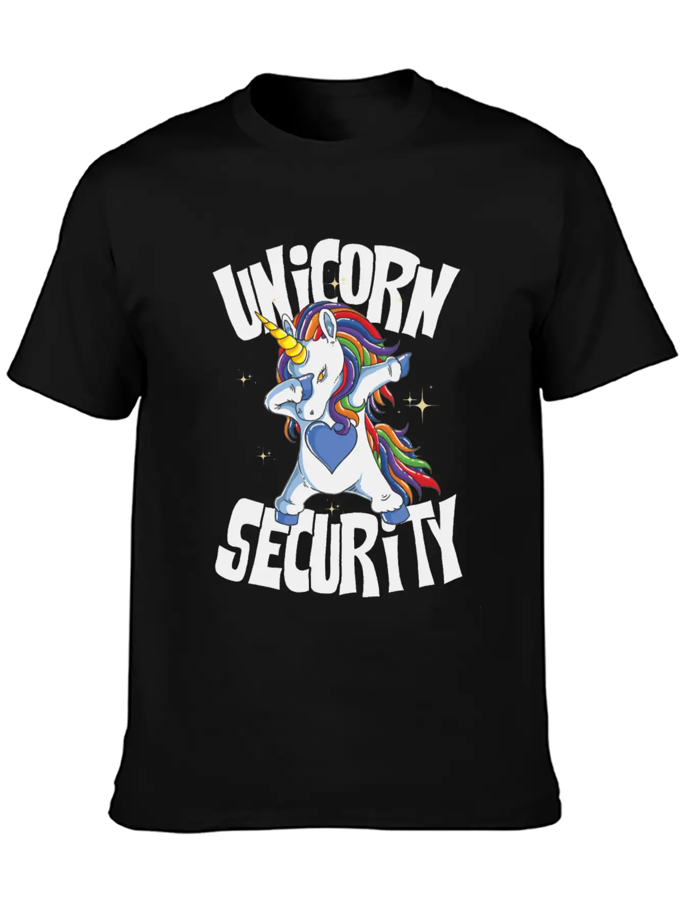 Unicorn Security Unisex Casual T-Shirt – Clean Design For Daily Comfort