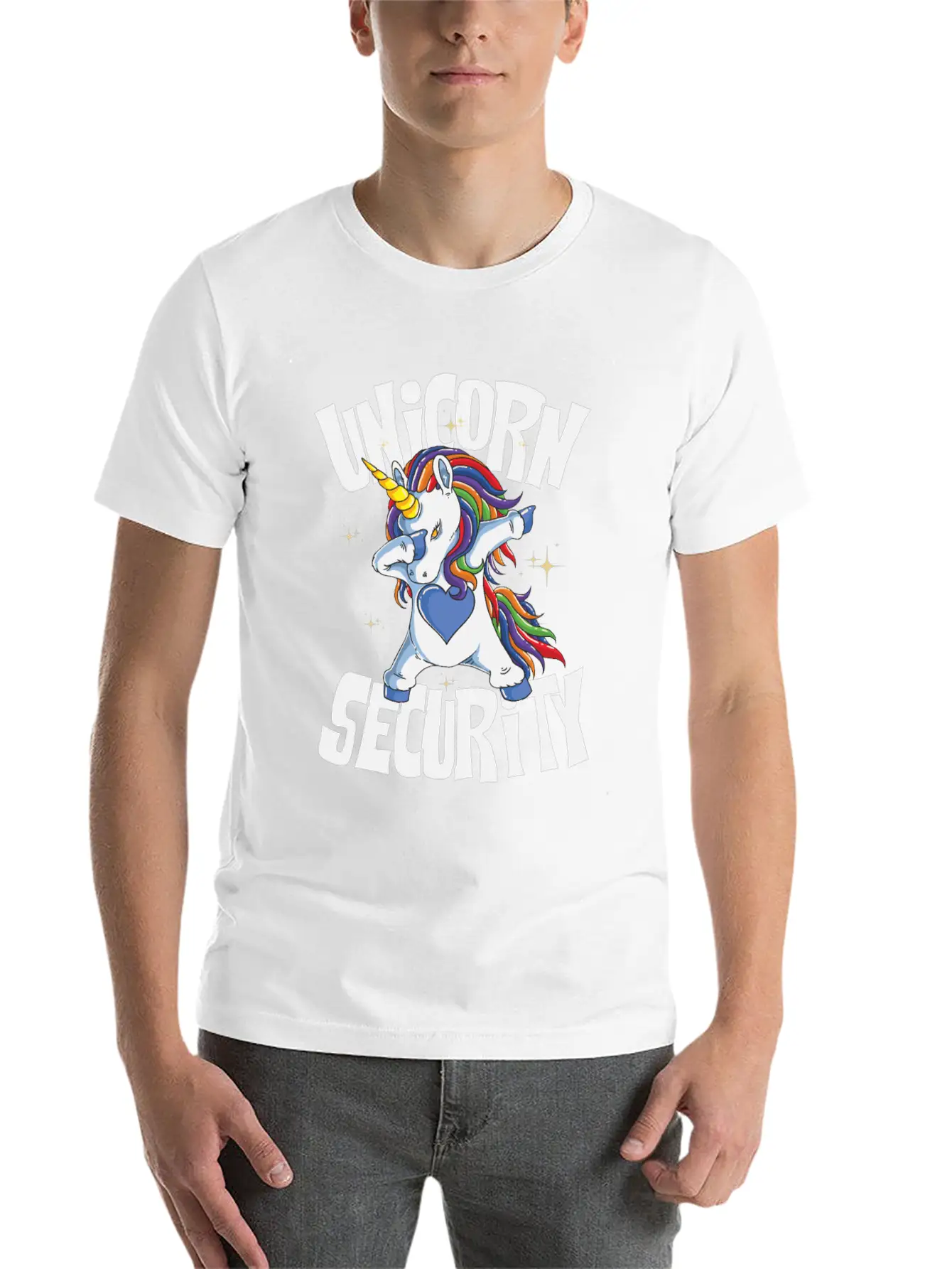 Unicorn Security Unisex Casual T-Shirt – Clean Design For Daily Comfort
