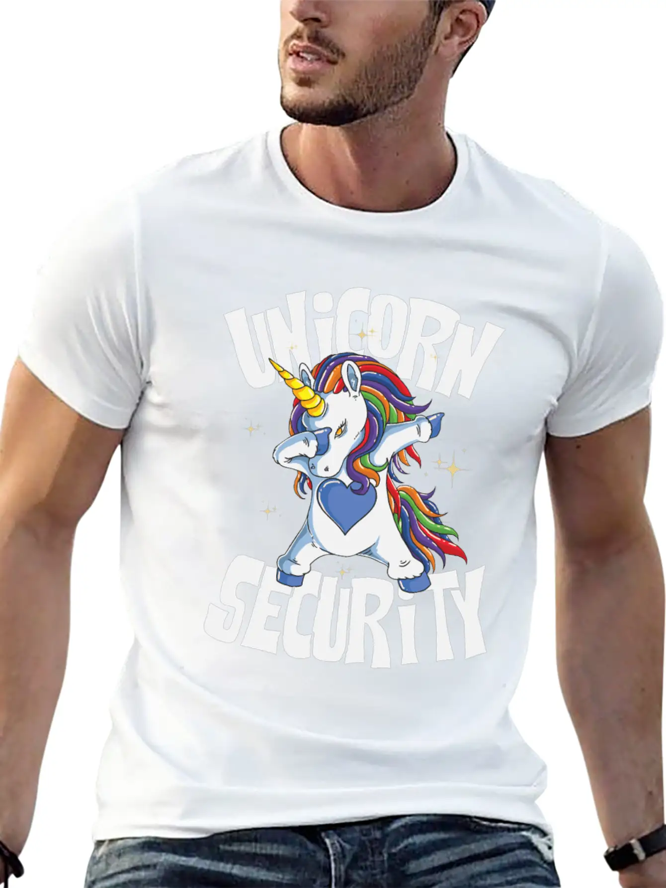 Unicorn Security Unisex Casual T-Shirt – Clean Design For Daily Comfort