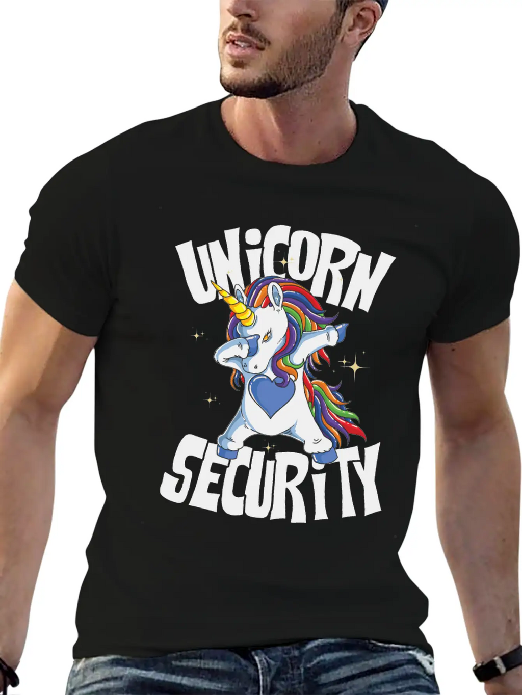 Unicorn Security Unisex Casual T-Shirt – Clean Design For Daily Comfort