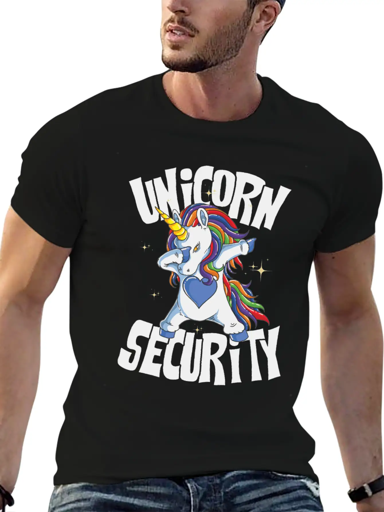 Unicorn Security Unisex Casual T-Shirt – Clean Design For Daily Comfort