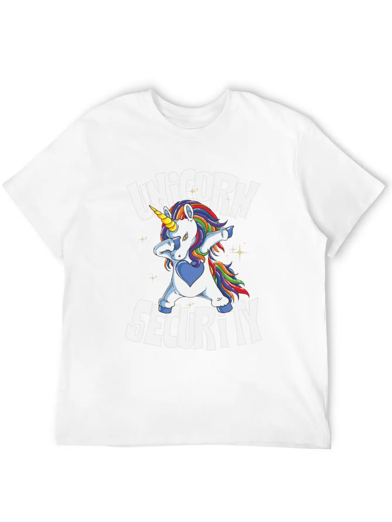 Unicorn Security Unisex Casual T-Shirt – Clean Design For Daily Comfort