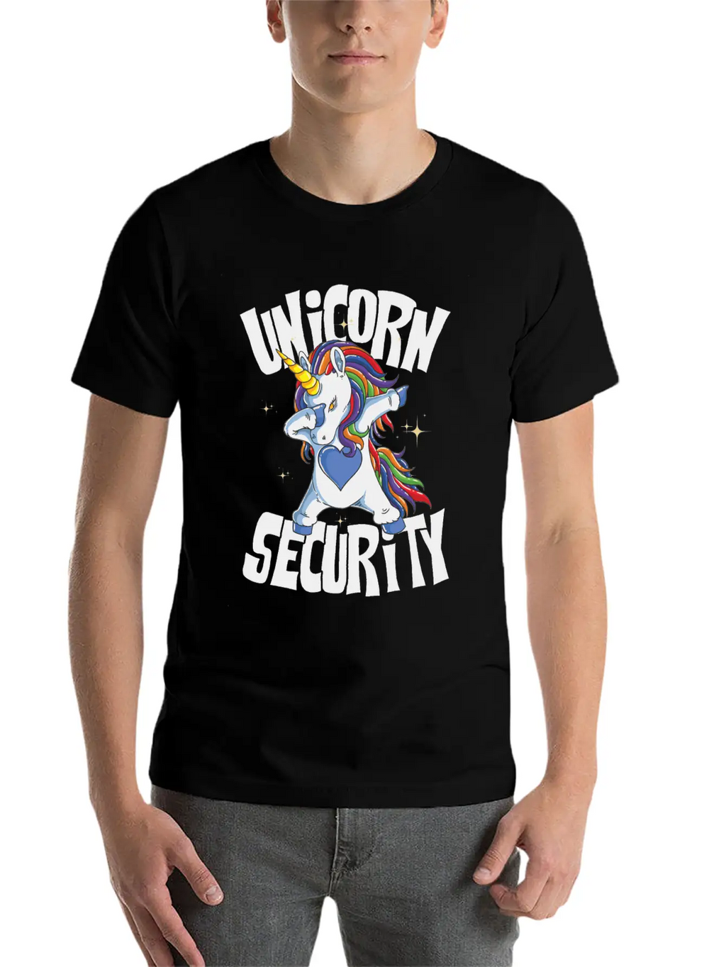 Unicorn Security Unisex Casual T-Shirt – Clean Design For Daily Comfort