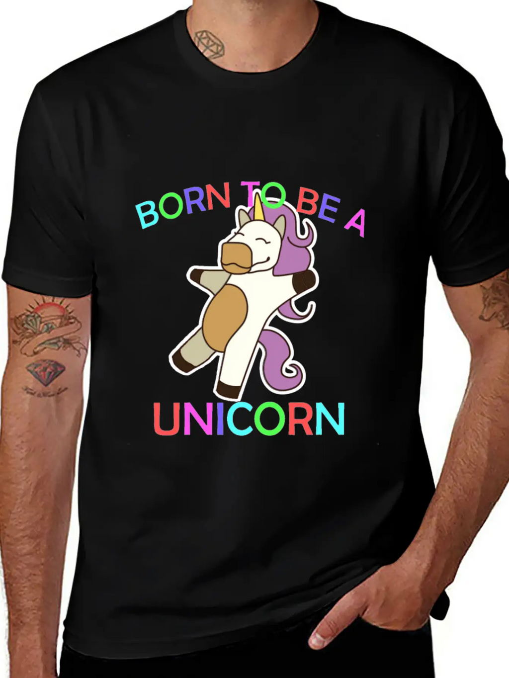 Unicorn Stylish Everyday T-Shirt – Unisex Basic Cotton Tee
