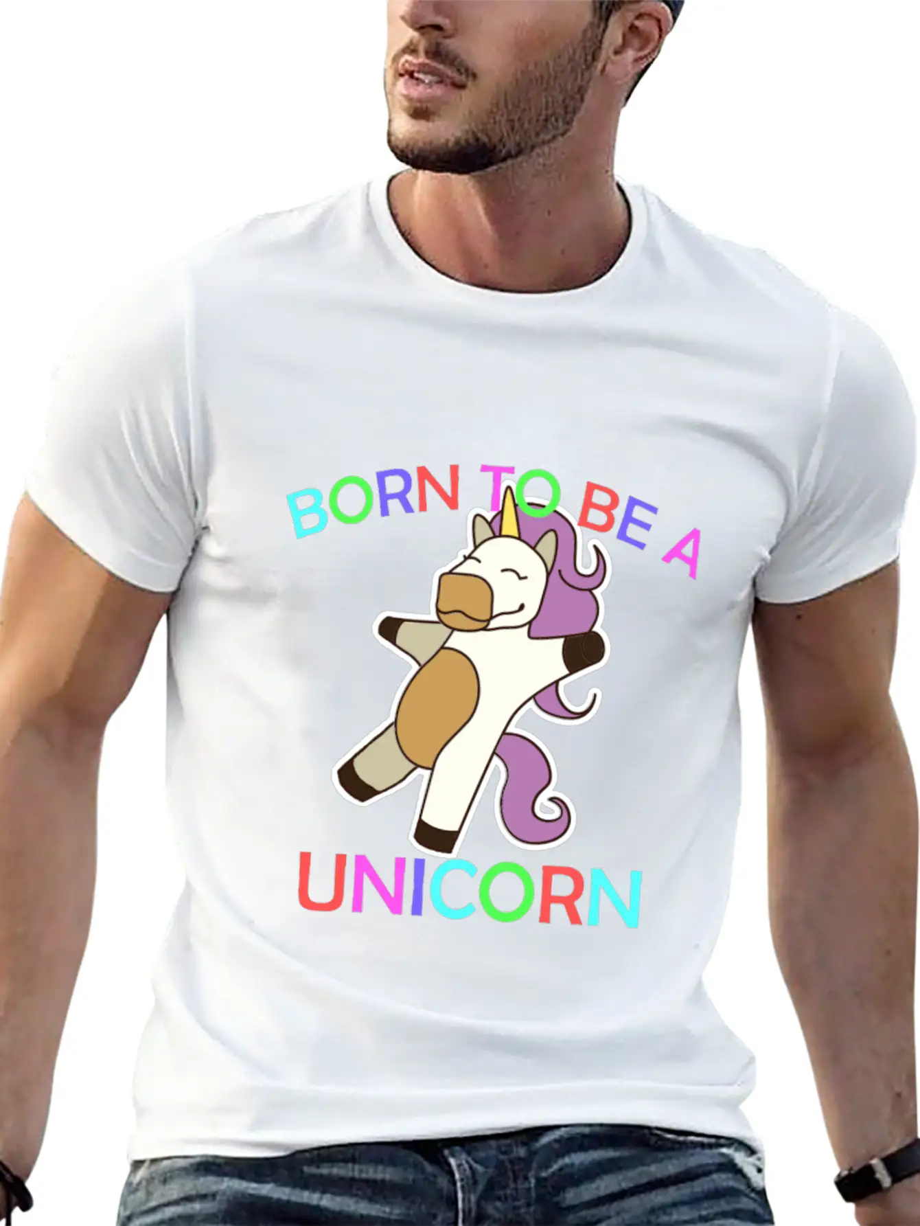 Unicorn Stylish Everyday T-Shirt – Unisex Basic Cotton Tee