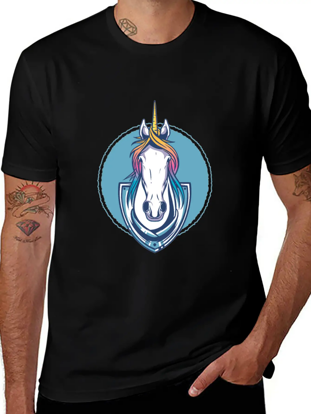 Unicorn Trophy Classic Fit Graphic Tee For Daily Comfort – Unisex Cotton Shirt