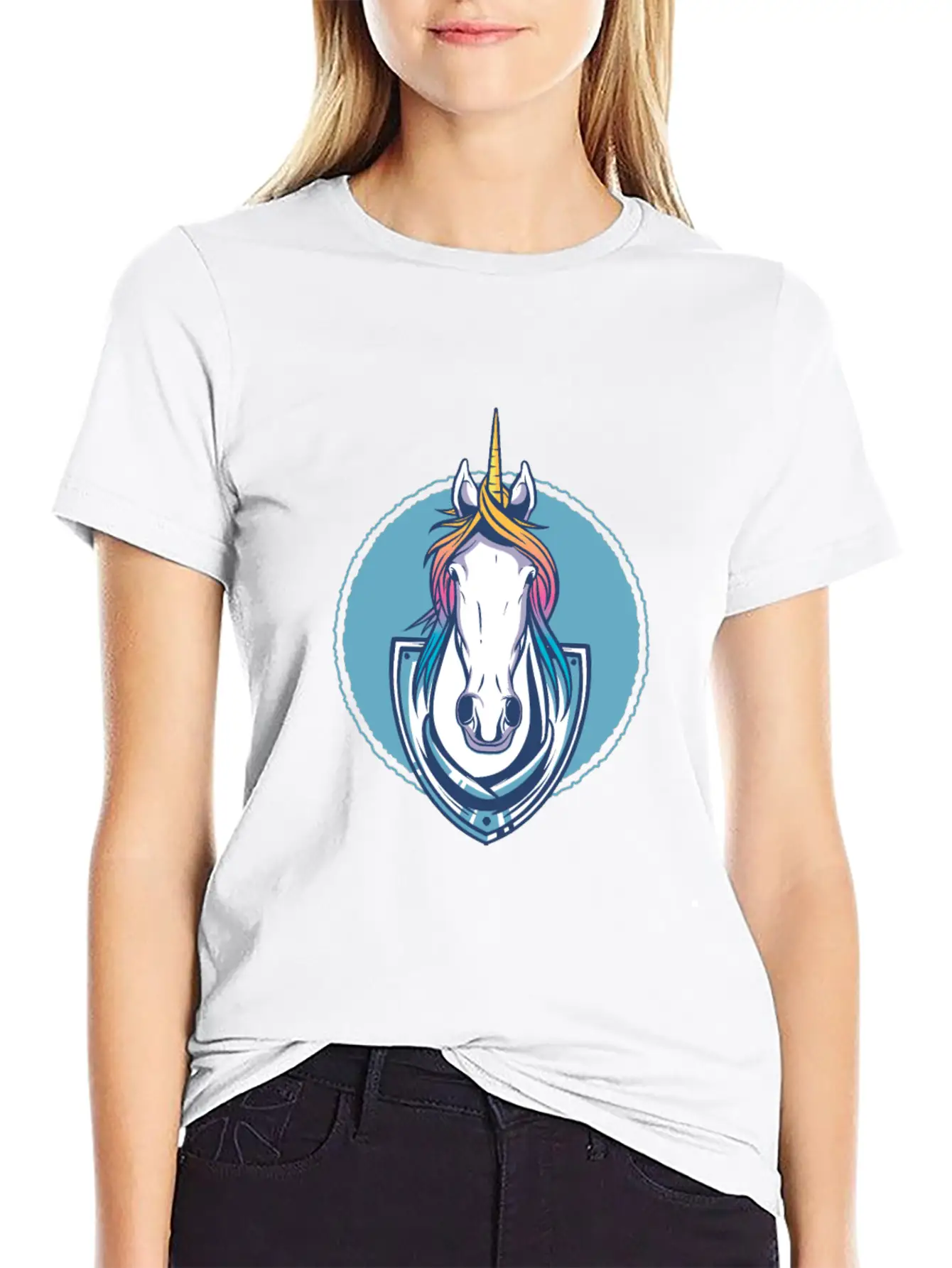 Unicorn Trophy Classic Fit Graphic Tee For Daily Comfort – Unisex Cotton Shirt
